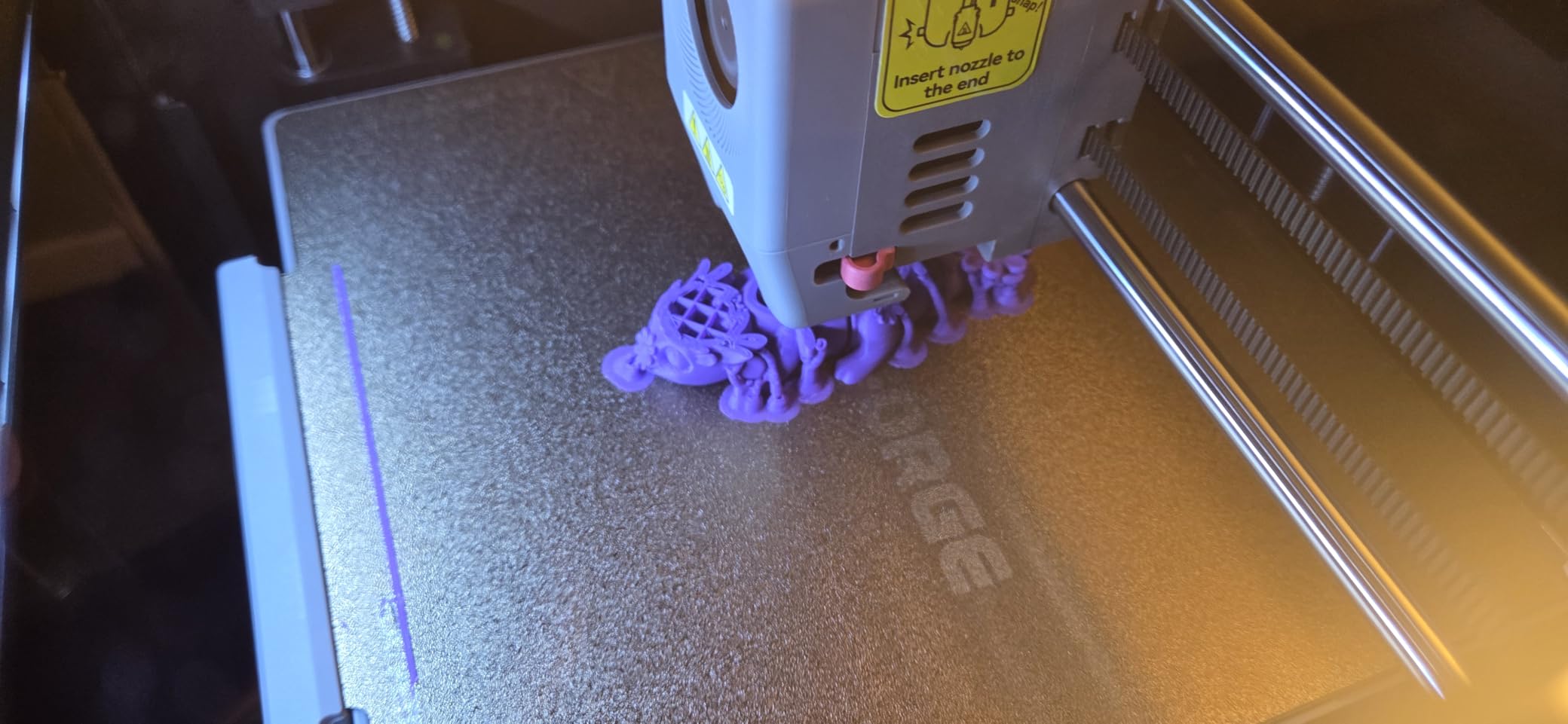 AD5M 3D Printer Fully Auto Calibration Print with 1-Click Max 600mm/s Speed, All-Metal CoreXY Structure Precise Printing, Easy-Maintenance Quick-Swap Nozzle, Print Size 220x220x220mm customer photo 1