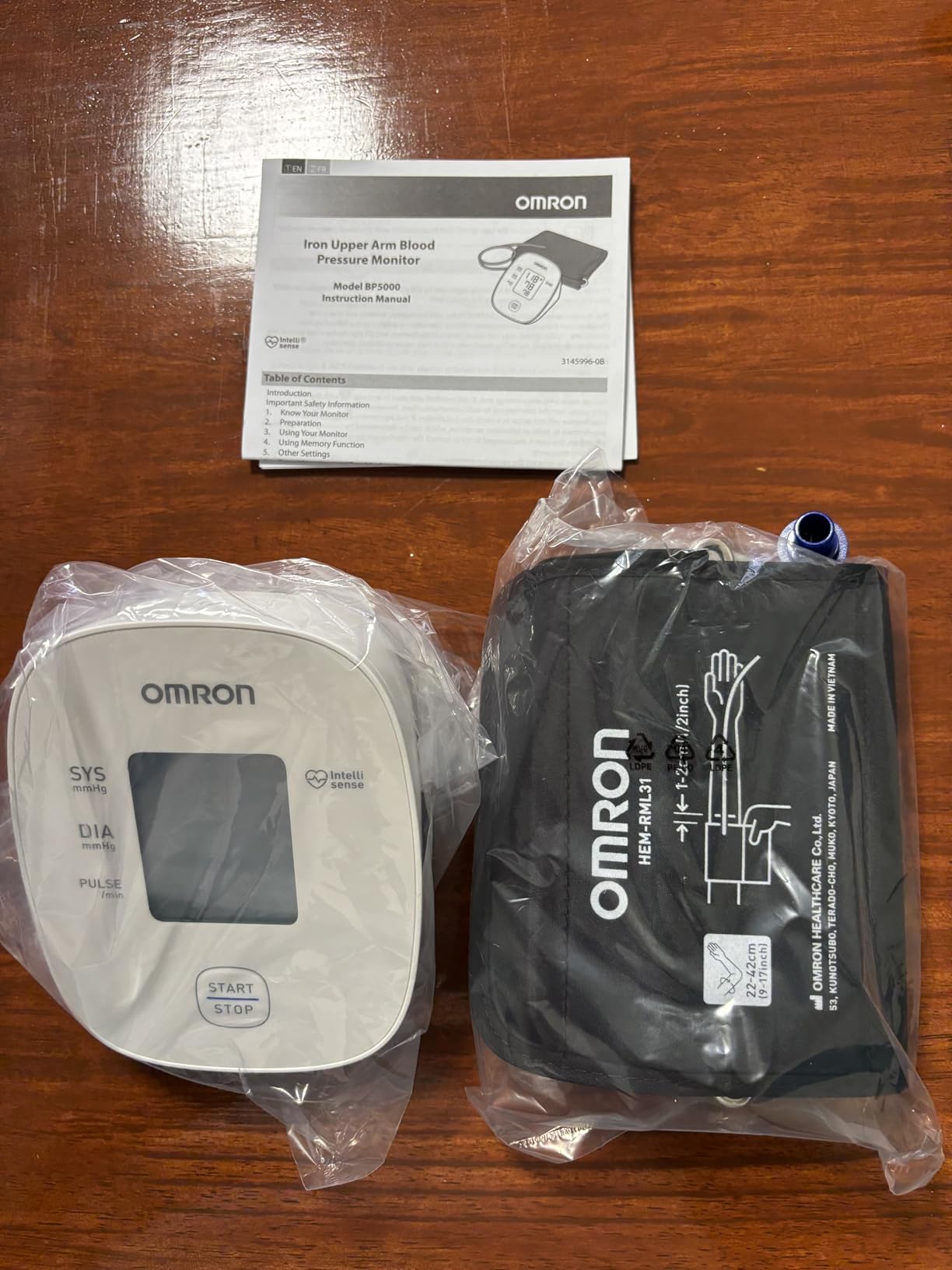 OMRON Iron Blood Pressure Monitor for Home Use & Upper Arm Blood Pressure Cuff - #1 Doctor & Pharmacist Recommended Brand - Clinically Validated customer photo 1