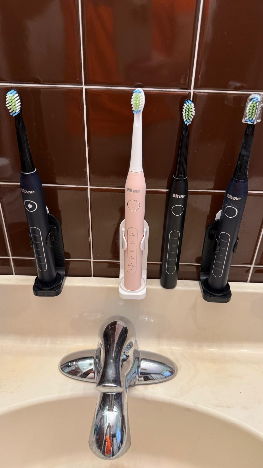 Bitvae ADA Accepted Electric Toothbrush, Travel Toothbrush Rechargeable for Adults and Kids, 60-Day Battery, 5 Modes, 8 Heads, Portable Travel Case & Holder customer photo 2