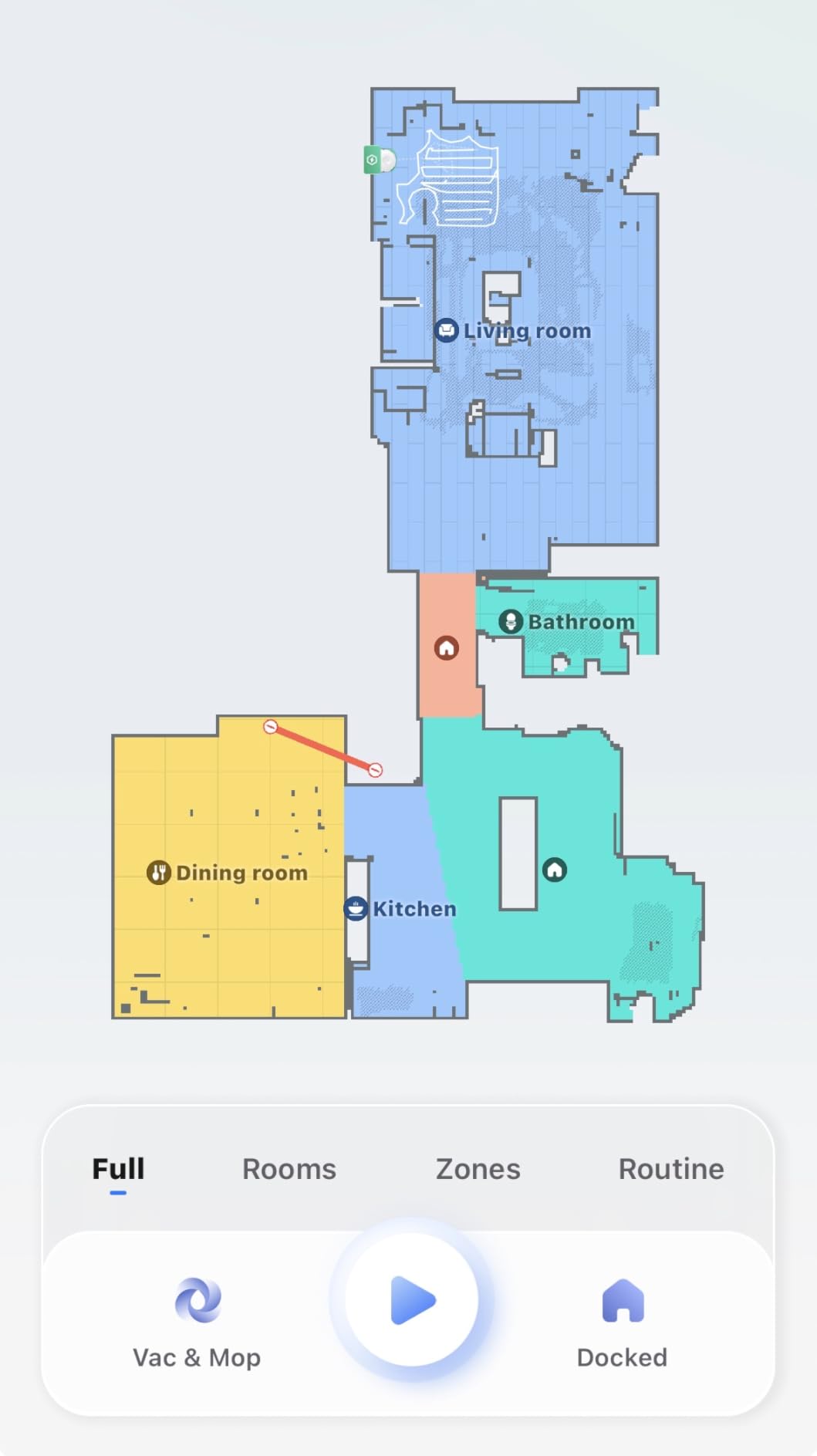 roborock Qrevo Series Robot Vacuum and Mop, 8000Pa Suction, Upgraded from Qrevo S, Anti-Tangle Brushes, Smart Obstacle Avoidance, Auto Mop Washing, All-in-One Dock, 200RPM Spinning Mops, Black(QV 35A) customer photo 1