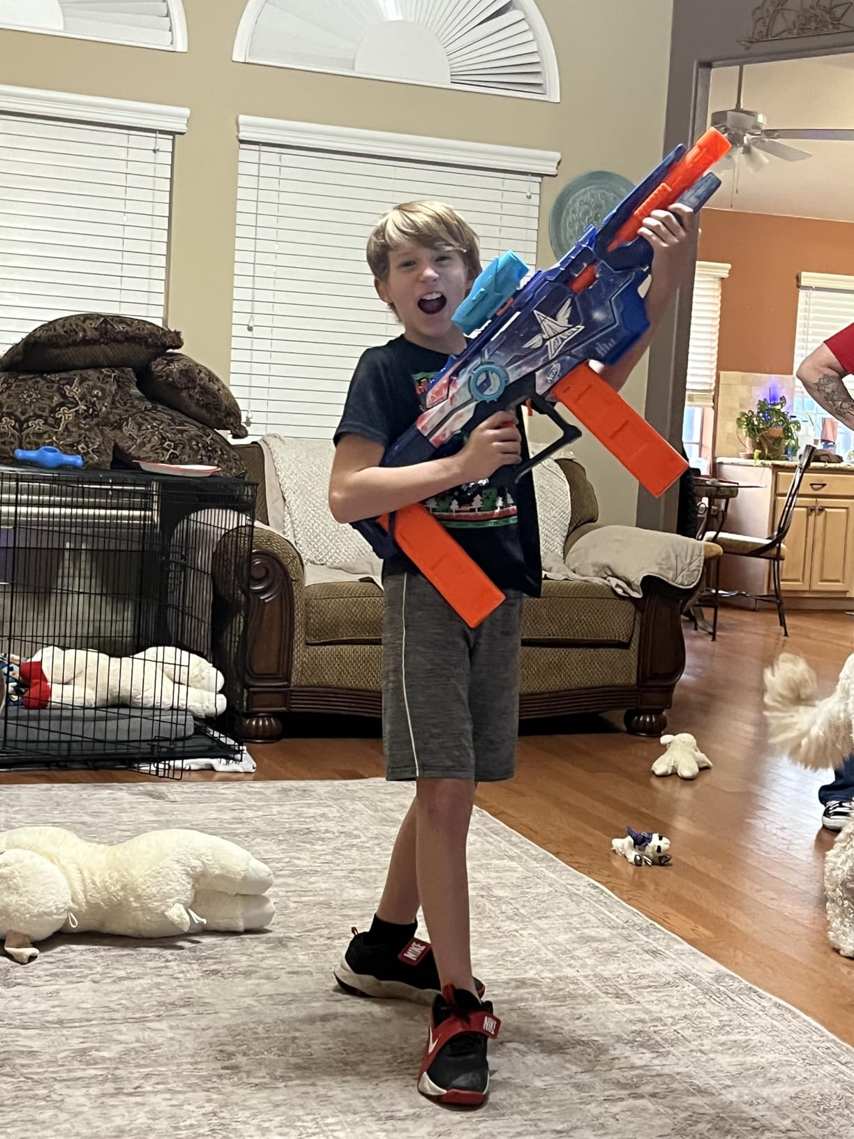 Nerf Loadout Galactic Commander Motorized Blaster, 3 Firing Modes, 3 Attachment Accessories, 48 Nerf N1 Darts, Kids Toys & Gifts, Ages 8+ Customer Review Nerf Loadout Galactic Commander Motorized Blaster, 3 Firing Modes, 3 Attachment Accessories, 48 Nerf N1 Darts, Kids Toys & Gifts, Ages 8+ - Customer Photo 1