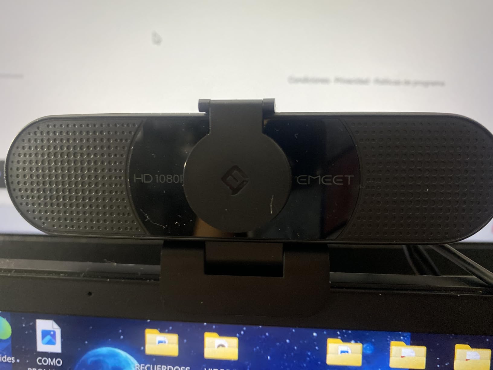 EMEET C960 1080P Webcam with Microphone, 2 Mics, 90° FOV, USB Type-A & A-to-C Adapter, Fixed Focus, Plug&Play Computer Camera for Zoom/Teams/Facetime/YouTube/Google Meet/Switch 2 Camera, 2025 Version customer photo 1