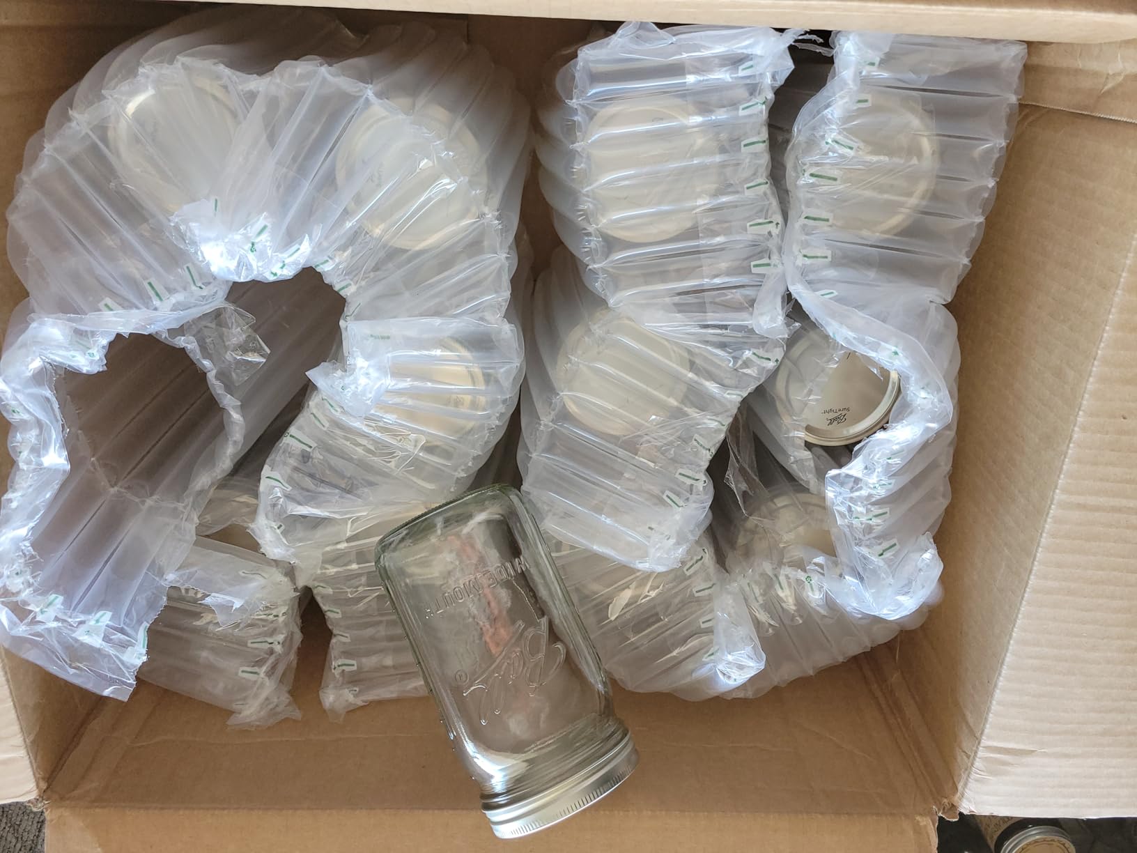 Ball 32oz Wide Mouth Jars with Lids & Bands 12 Pack, Large Glass Mason Jar for Food Storage Customer Review Ball 32oz Wide Mouth Jars with Lids & Bands 12 Pack, Large Glass Mason Jar for Food Storage - Customer Photo 1