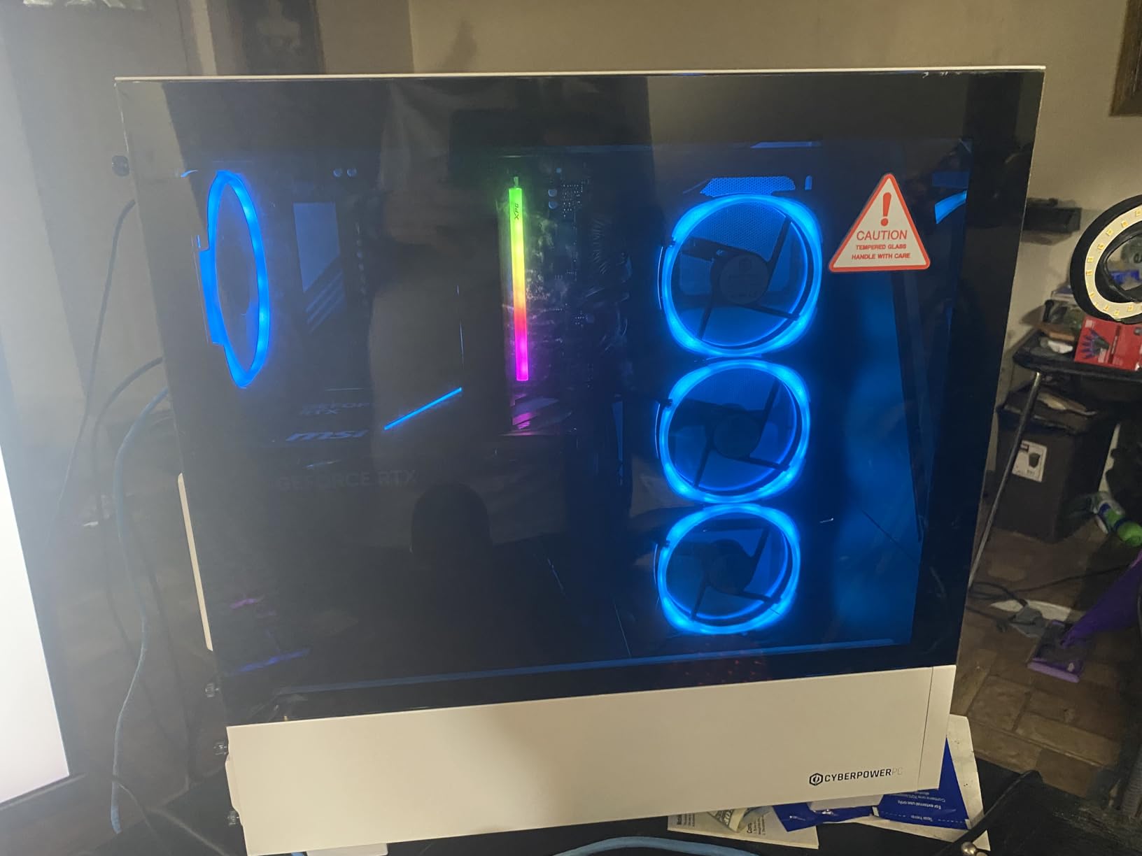 CyberPowerPC Gamer Xtreme VR Gaming PC, Intel Core i7-14700F 2.1GHz, GeForce RTX 5060 Ti 16GB, 16GB DDR5, 1TB PCIe 4.0 SSD, WiFi Ready & Windows 11 Home customer photo 2