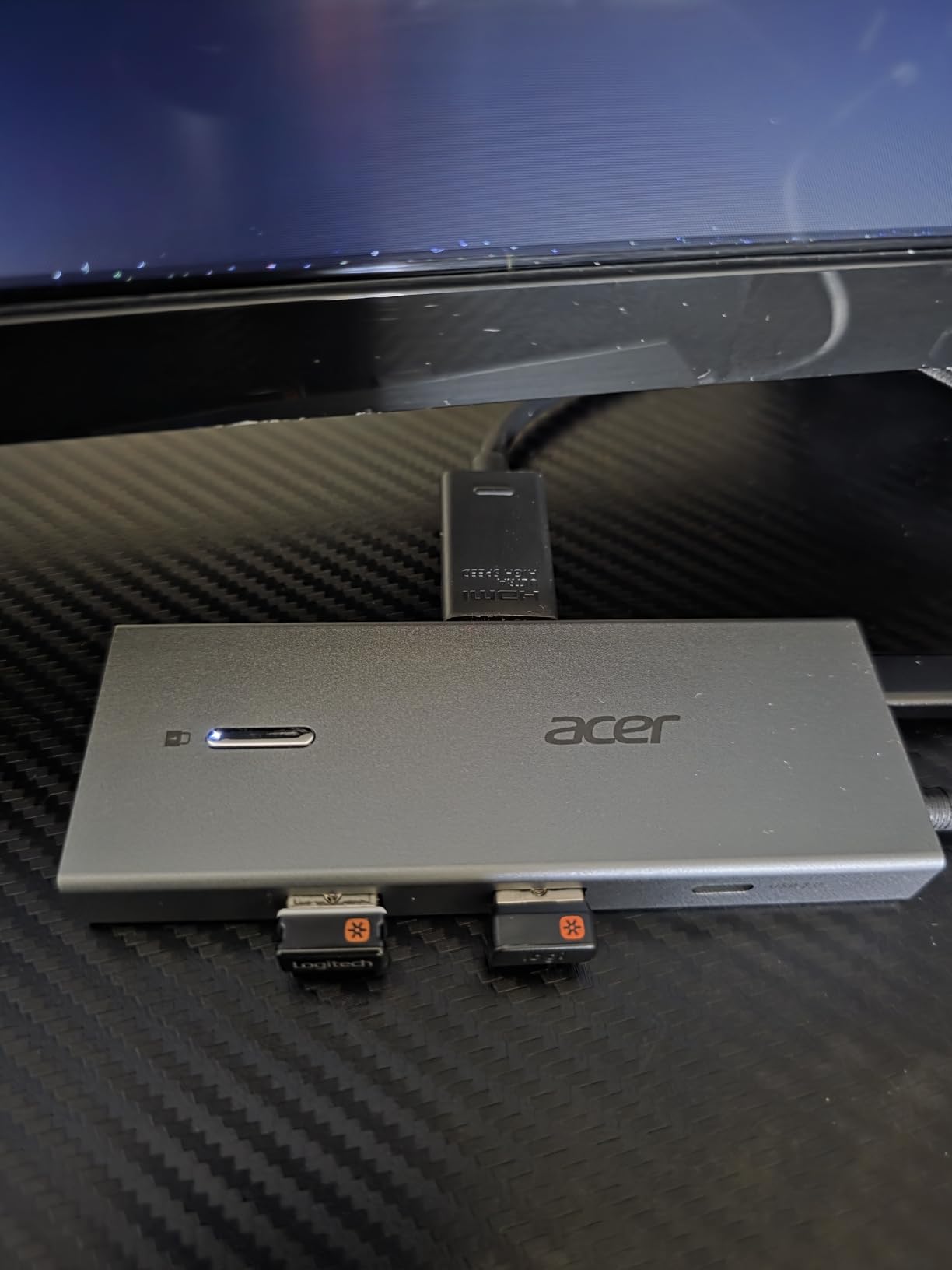Acer USB C Docking Station Dual Monitor With 2 HDMI, 9-IN-1 Laptop Docking Station with 4K@60Hz HDMI, USB A&C 3.0, SD/Micro SD, 100W PD, USBC Dock Compatible with Acer/Dell XPS/HP/Mac/Surface (0.65FT) customer photo 1