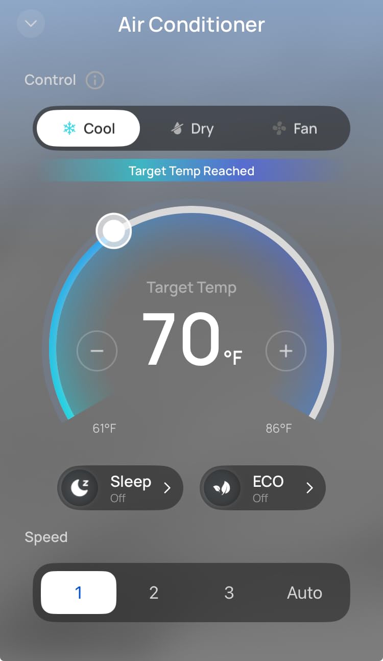 DREO Portable Air Conditioners, 8000 BTU ASHRAE (5000 BTU DOE) Smart AC Unit for Bedroom with Drainage-free Cooling, 45dB Quiet, APP/Voice/Remote, Portable AC for Room Indoors, AC318S - Customer Photo 2