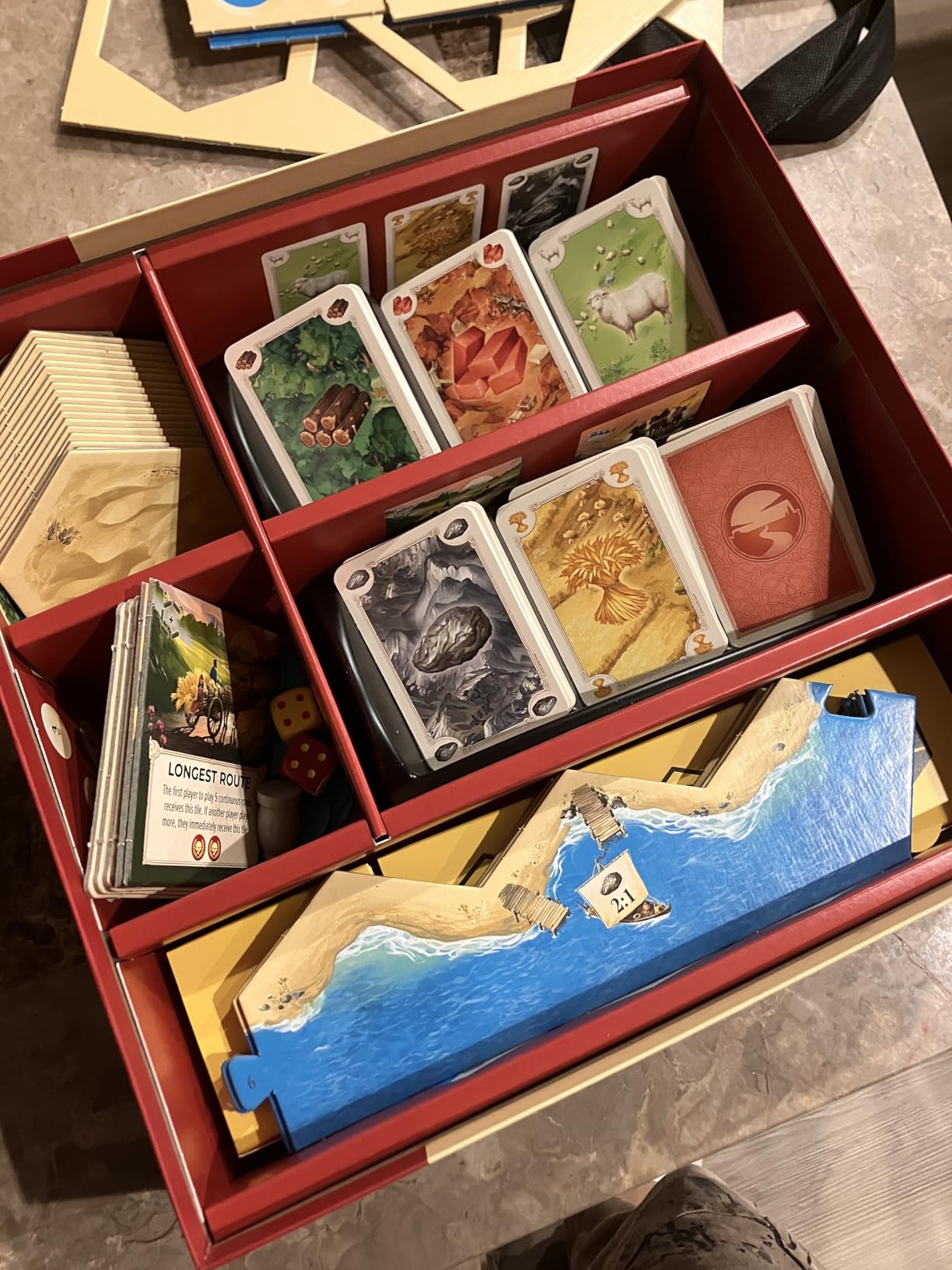 CATAN Board Game (6th Edition) Trade, Build & Settle in The Classic Strategy Game for Family, Kids & Adults, Ages 10+, 3-4 Players, 60-90 Min Playtime - Customer Photo 3