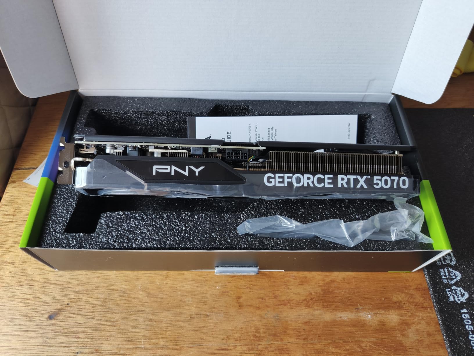 PNY NVIDIA GeForce RTX 5070 Epic-X ARGB OC Triple Fan Graphics Card (12GB GDDR7) customer photo 1