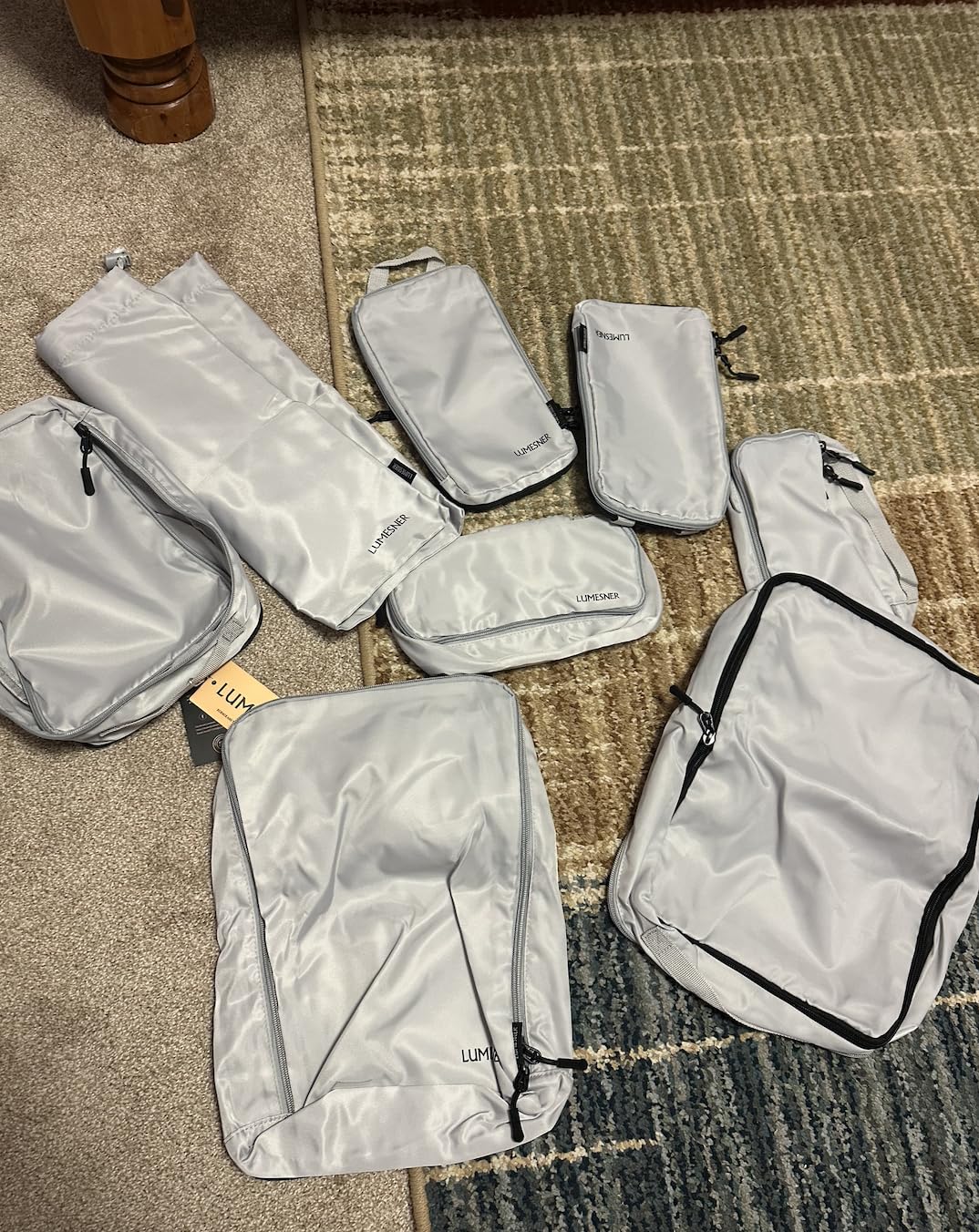 Velaybor 8 Set Compression Packing Cubes for Travel - Waterproof Luggage Organizers - Customer Photo 1