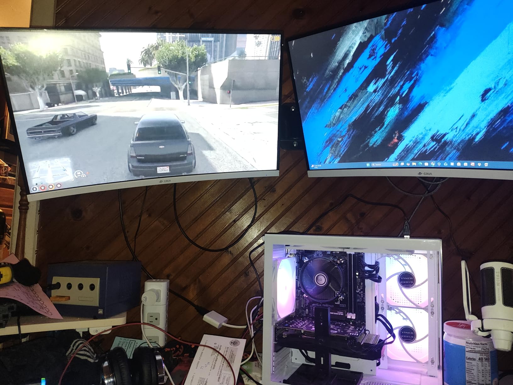 Prebuilt Gaming PC Desktop Computer, Intel Core i7 Desktop, Operating at A Frequency of 3.4-3.9 GHz, RX590 Graphics Card with 8GB GDDR5 Video Memory, 16GB RAM, 512GB SSD, WiFi 5.0, RGB Fan x4 customer photo 1
