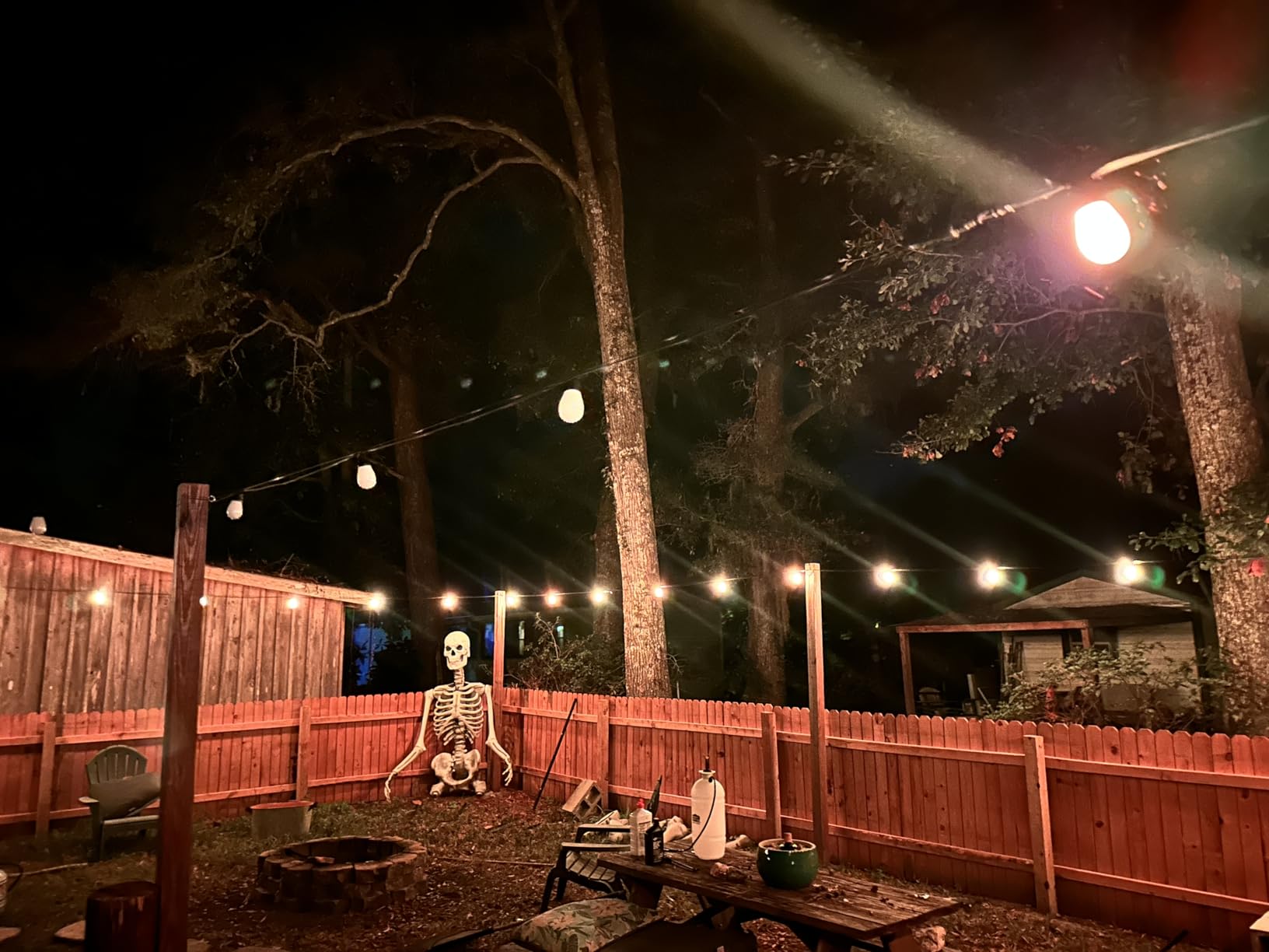 Govee S14 Bulb Outdoor String Lights 2, 48ft Smart RGBIC Warm White Patio Lights with 15 LED Bulbs, 111 Scene Modes for Outdoor Decor, Upgraded IP66 Compatible with Alexa, Google, Matter, APP Control - Customer Photo 1