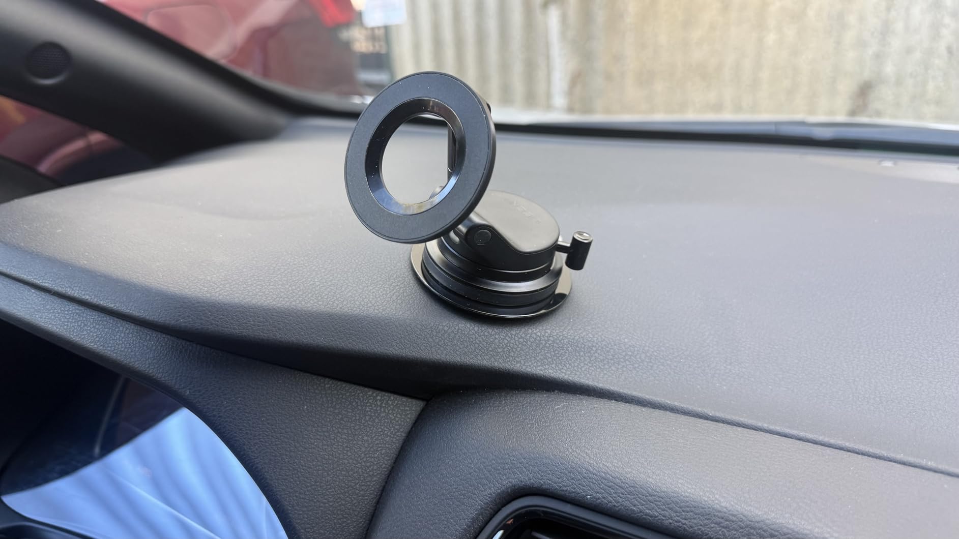 LISEN for Magsafe Car Mount, Cell Phone Holders for Your Car, Magnetic Car Accessories for Women Men Interior Jeep, Vacuum SuctionPro for Valentines Day Gifts for Him Kits, for iPhone 17-12, Black - Customer Photo 2