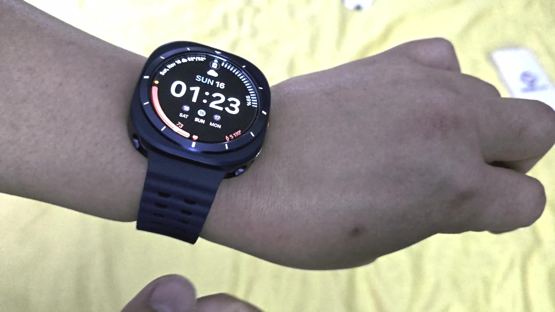 Galaxy Watch Ultra (2025) 47mm LTE Smartwatch, Titanium Casing, Advanced Sleep Coaching, Running Coach, Energy Score, Heart Rate Tracking, GPS, Titanium Silver [US Version, 2 Yr Warranty] customer photo 2