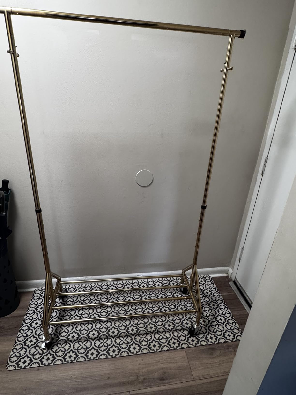 Upgraded 100% Stainless Steel Clothing Rack Load 760LBS, Heavy Duty Clothes Racks with Larger & Sturdy Wheel, Extendable & Adjustable Rolling Garment with Shelves for Hanging Portable Closet Rack - Customer Photo 1