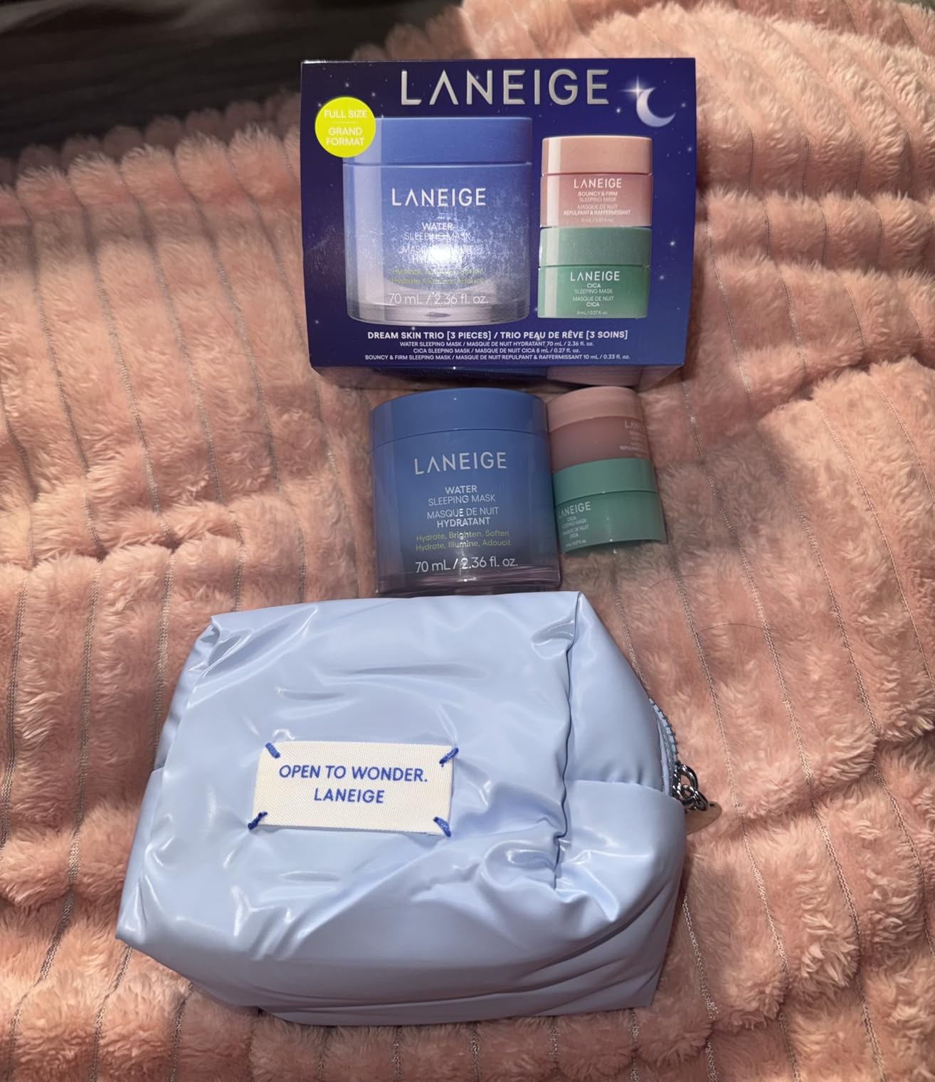 LANEIGE Water Sleeping Mask: Hydrating Korean Overnight Mask with Squalane & Probiotic-Derived Complex, for Bright, Glowing Skin & Barrier Support Customer Review LANEIGE Water Sleeping Mask: Hydrating Korean Overnight Mask with Squalane & Probiotic-Derived Complex, for Bright, Glowing Skin & Barrier Support - Customer Photo 2
