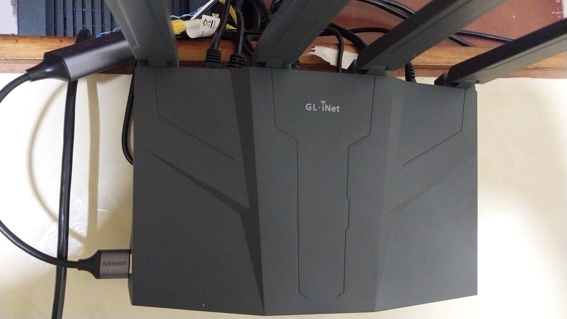 GL.iNet GL-BE9300 (Flint 3) Tri-Band WiFi 7 Router, High-Speed 6GHz Gaming WiFi Router for Wireless Internet, Long Range, 5 x 2.5G VPN Routers for Fiber Optic Modem, Computer Routers, Home & Business customer photo 1