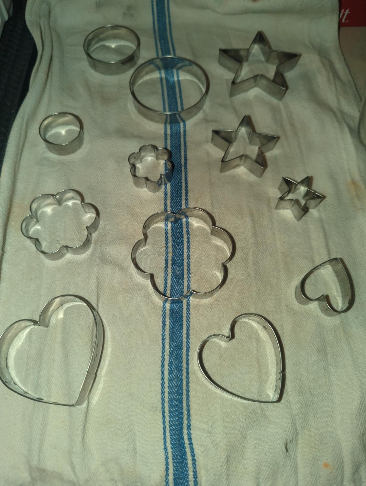 Stainless Steel Cookie Cutters Set 12Pcs - Heart, Flower, Round, Five Star Shapes - Small to Mini Size, Metal Biscuit Cutter Molds for Baking or Holiday Party Decorations Customer Review Stainless Steel Cookie Cutters Set 12Pcs - Heart, Flower, Round, Five Star Shapes - Small to Mini Size, Metal Biscuit Cutter Molds for Baking or Holiday Party Decorations - Customer Photo 2
