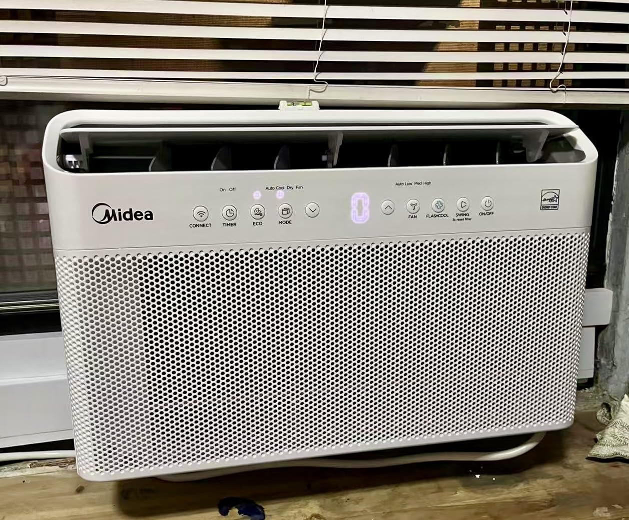 Midea 10,000 BTU U Shaped Smart Inverter Window Air Conditioner - Cools 450 Sq Ft, Ultra Quiet with Open Window Flexibility - Alexa/Google Assistant Compatible - 35% Energy Savings - Customer Photo 2