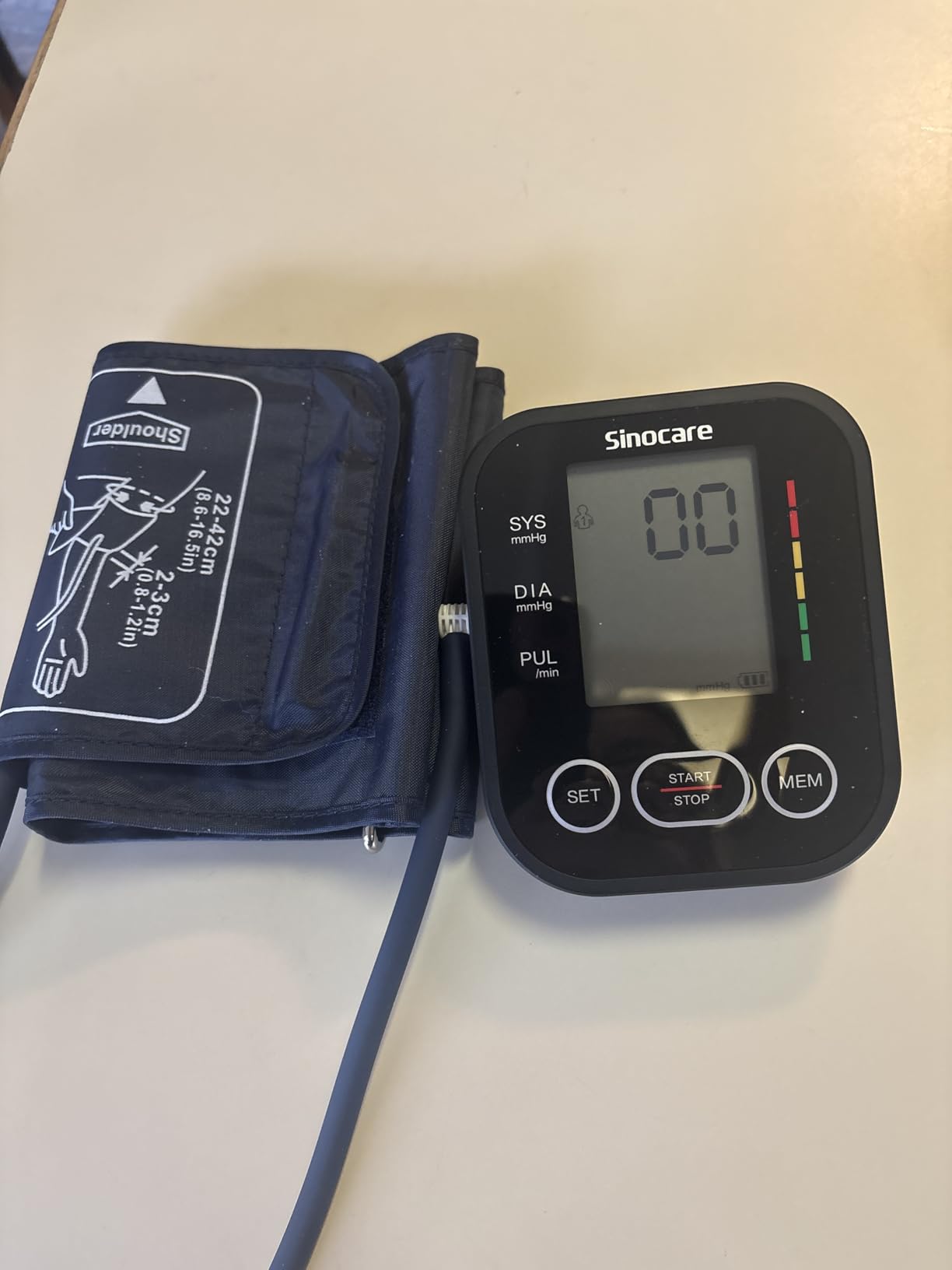 Sinocare Blood Pressure Monitor, Upper Arm Blood Pressure Monitors for Home Use, Adjustable Arm Cuff 8.6