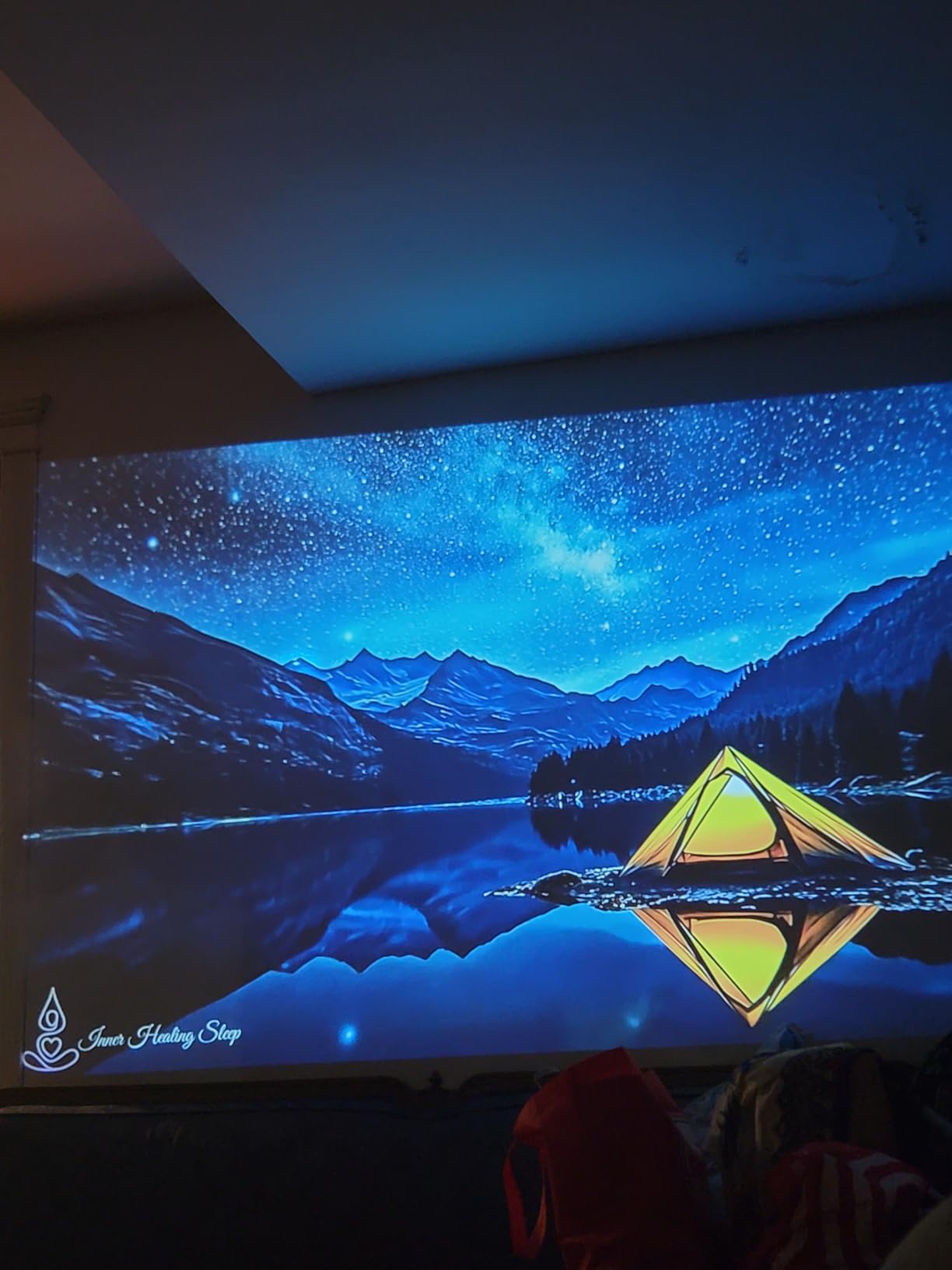 VOPLLS Smart Mini Projector with WiFi and Bluetooth, TOF Real-Time Focus, Native 1080P Home Movie Projector with Officially-Licensed Apps & Dolby Audio Customer Review VOPLLS Smart Mini Projector with WiFi and Bluetooth, TOF Real-Time Focus, Native 1080P Home Movie Projector with Officially-Licensed Apps & Dolby Audio - Customer Photo 1