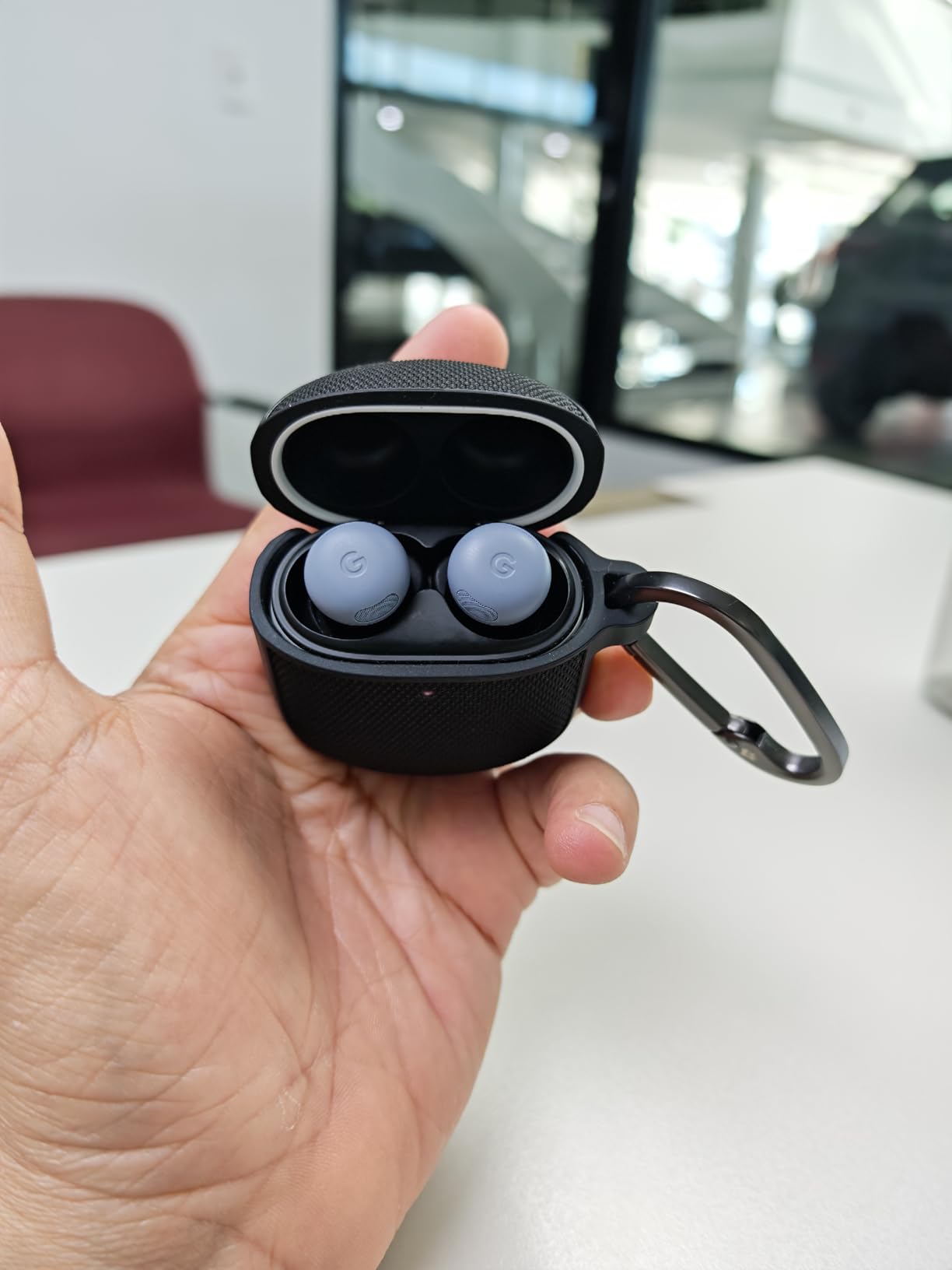 Google Pixel Buds Pro 2 - Wireless Bluetooth Earbuds with Pro-Level Active Noise Cancellation - Built for Gemini AI Assistant - Moonstone (2025 Model) - Customer Photo 1