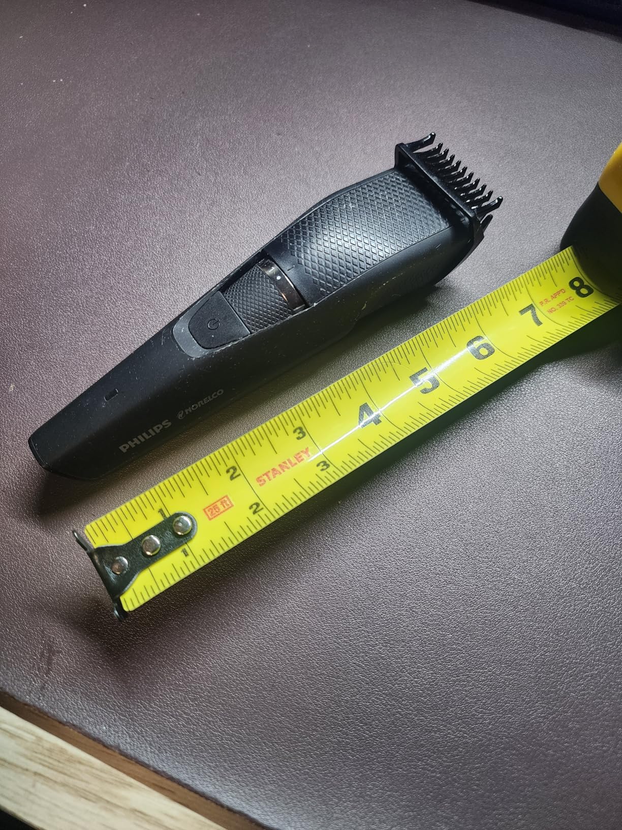 Norelco Philips 100% Waterproof Beard Trimmer 3000 Series with Self-Sharpening Blades, 40 Adjustable Beard Trimmer Length Settings & Two Lift&Trim Combs, USB Charging, BT3620/40 - Customer Photo 1