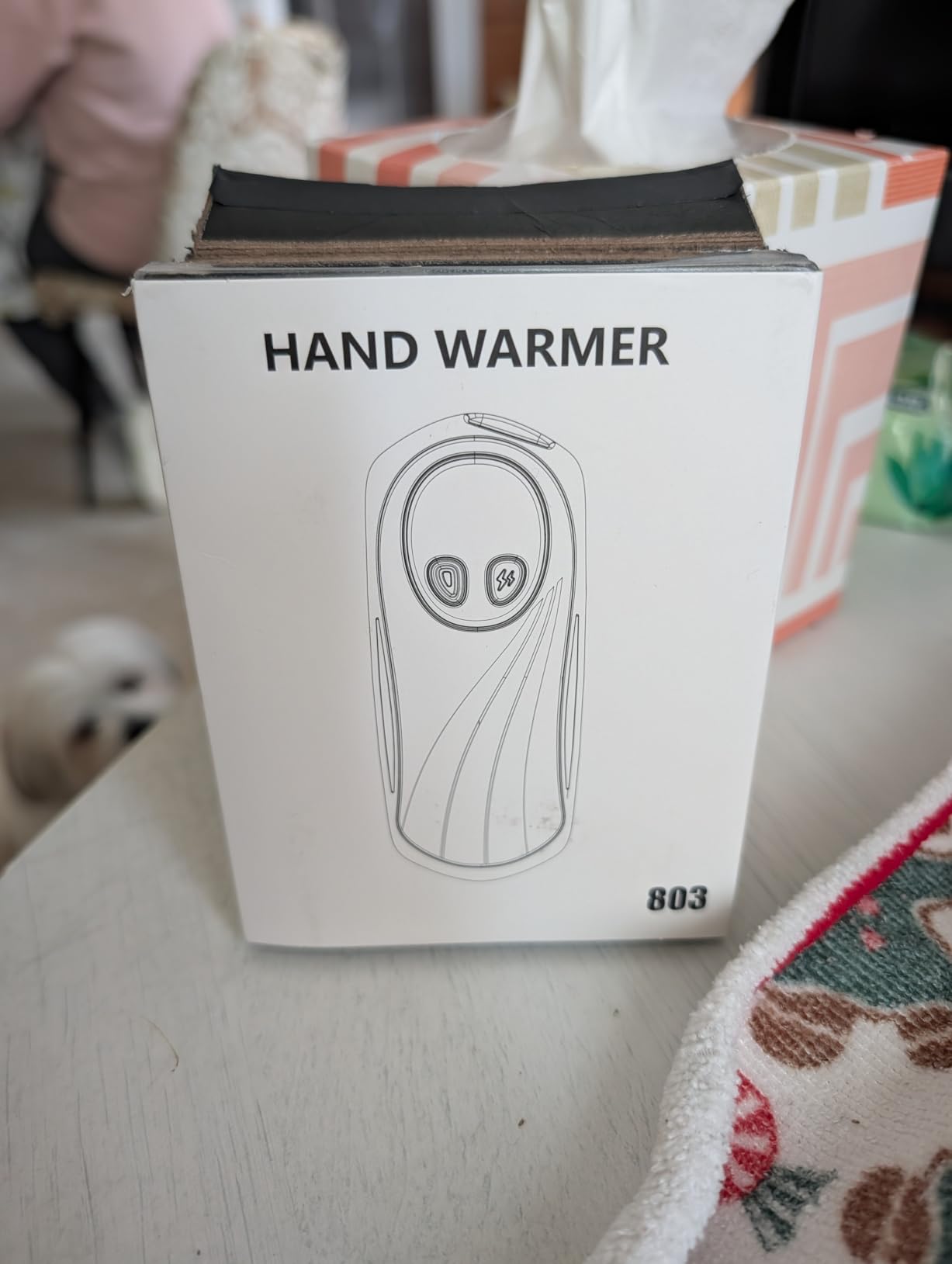 Hand Warmers Rechargeable 2 Pack, 6000mAh Electric Hand Warmers, 5-Level Heating with Battery Display, Reusable Portable Pocket Heater, Gifts for Christmas, Outdoor, Golf, Travel, Hunting, Camping customer photo 1