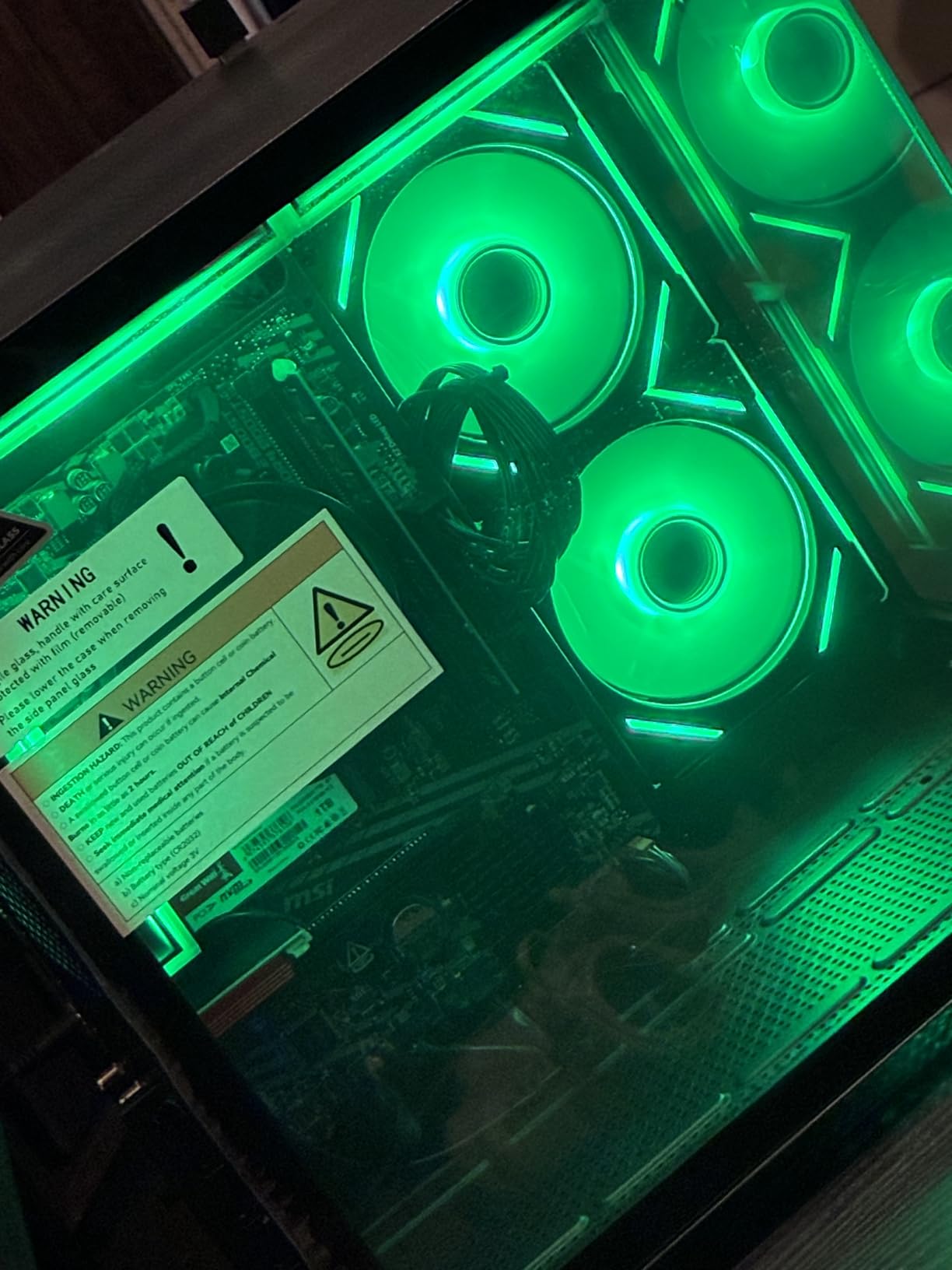 Gaming PC Desktop Computer, Ryzen 7 5700X, RTX 5060, 32GB DDR4 RAM and 1TB M.2 NVMe SSD, 240 Liquid Cooler, ARGB Fans, Game Design Office customer photo 2