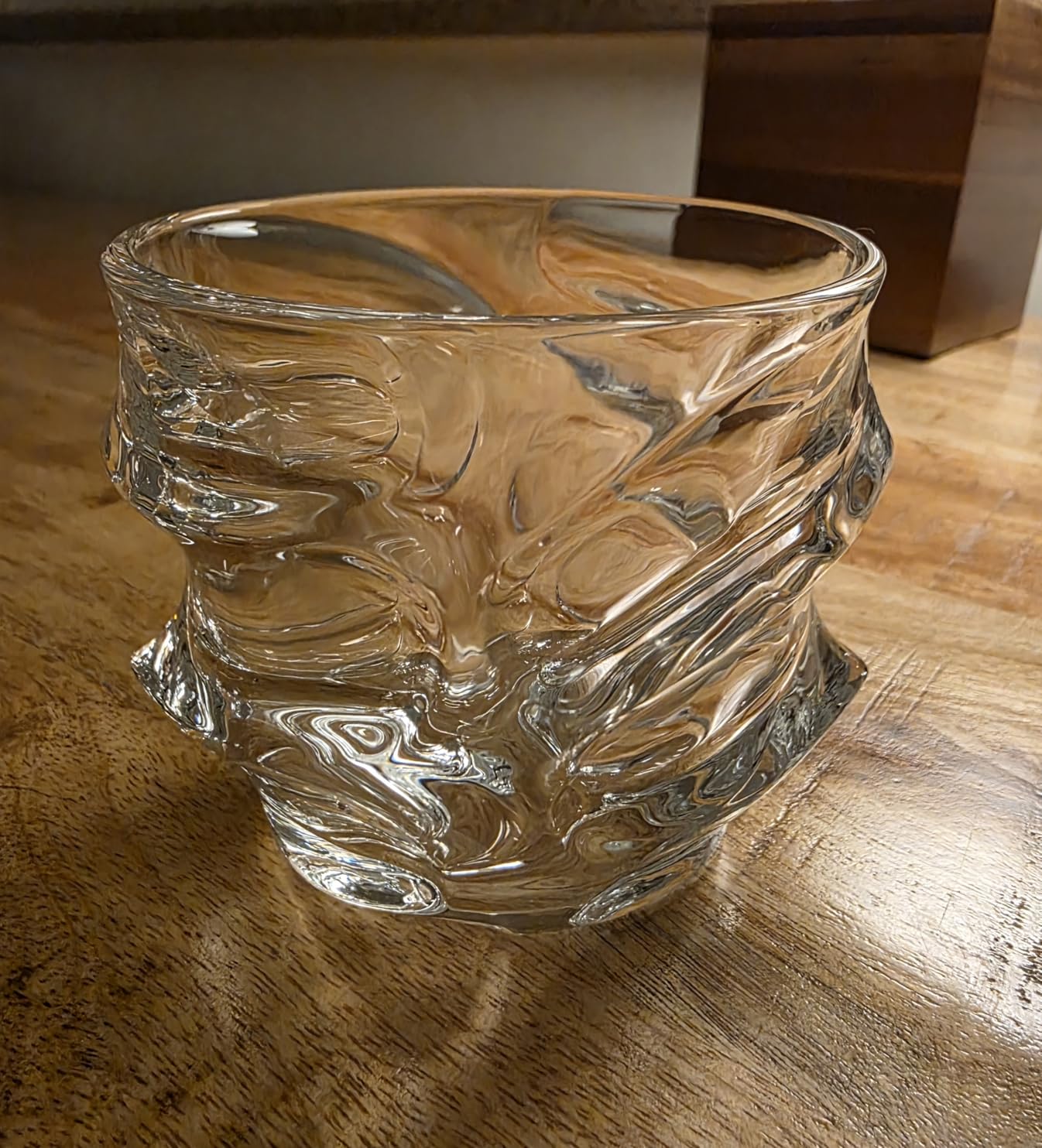 TSUKIGLASS® Storm Premium Japanese Crystal Whisky Glasses Set of 4 - Gift Ready Box, 100% Ultra Clarity Lead-Free Crystal, 10oz Tumblers for Bourbon, Scotch & Cocktails, Luxury Gift for Men - Customer Photo 2
