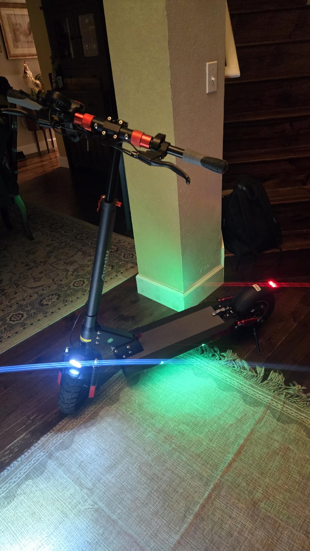 M4 Electric Scooter for Adults Escooter with Seat Off Road E Scooter 25-30mph Fast 300 Lbs+ Heavy Duty Electric Scooters Long Range 31 Miles All Terrain Foldable for Teens Commuting customer photo 1