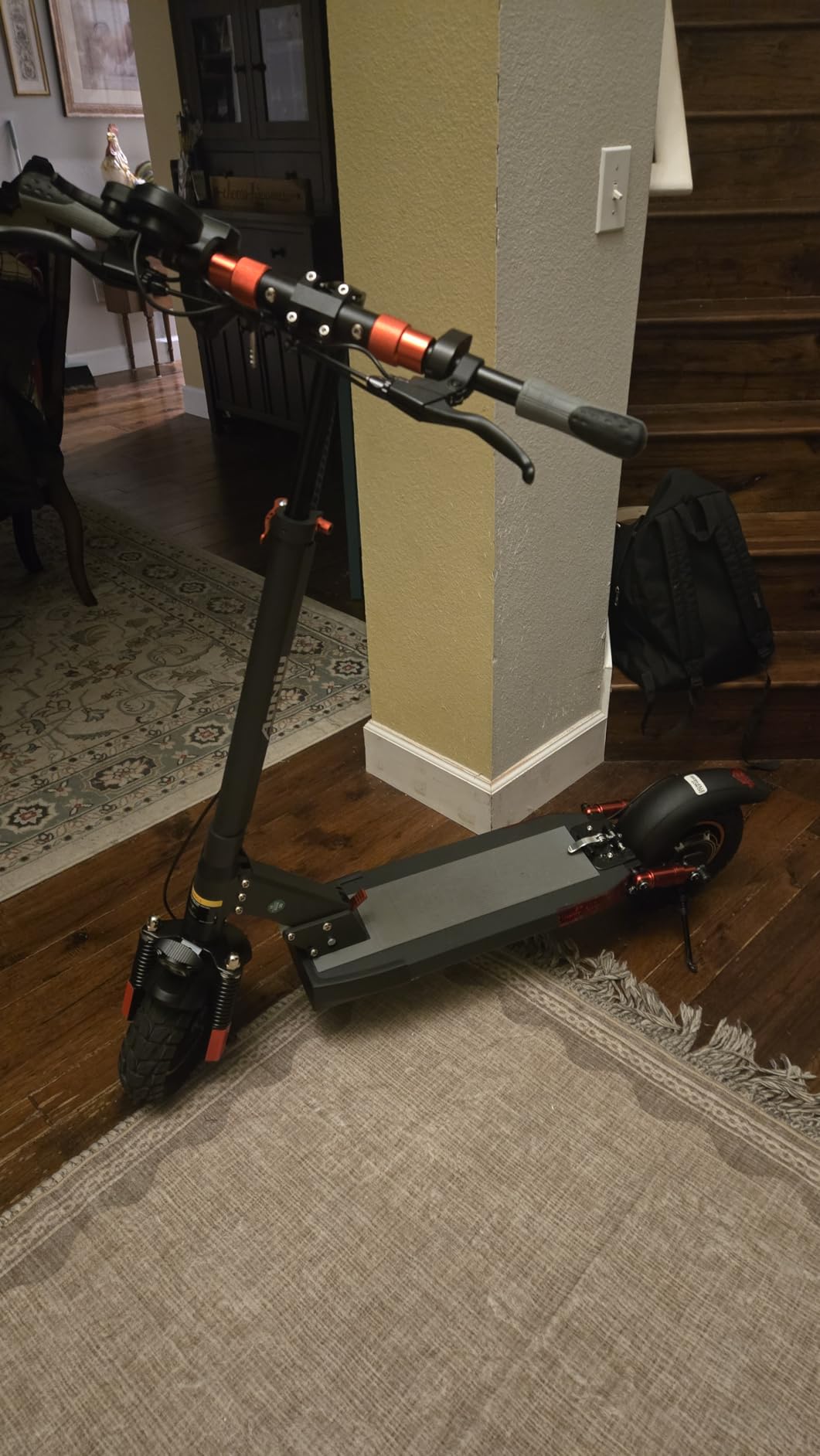 M4 Electric Scooter for Adults Escooter with Seat Off Road E Scooter 25-30mph Fast 300 Lbs+ Heavy Duty Electric Scooters Long Range 31 Miles All Terrain Foldable for Teens Commuting customer photo 2