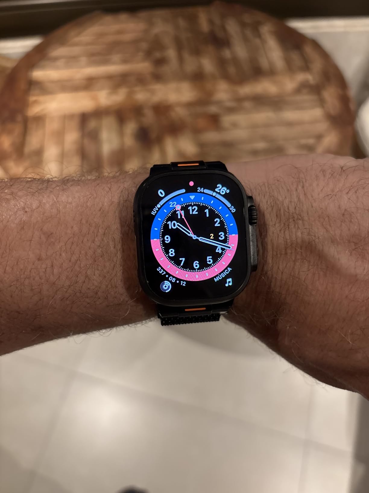 Apple Watch Ultra 3 [GPS + Cellular 49mm] Running & Multisport Smartwatch w/Rugged Titanium Case w/Black Ocean Band. Satellite Communications, Advanced Health & Fitness Tracking customer photo 2