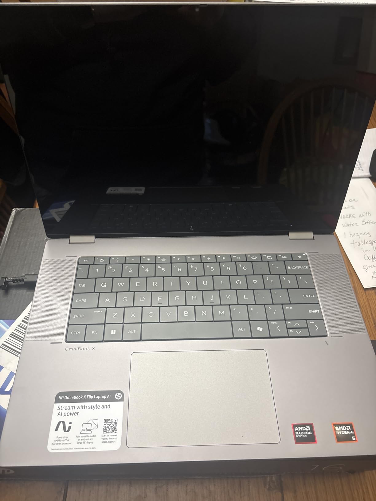 HP OmniBook X FILP Copilot+ PC 16 inch 2K Touch 2-in-1 Touchs Laptop, AMD Ryzen AI 5 340, 16GB DDR5 RAM, 512GB SSD, Backlit KB, Copilot+ PC, Windows 11 Home, Meteor Silver, 16-ar0013dx customer photo 1