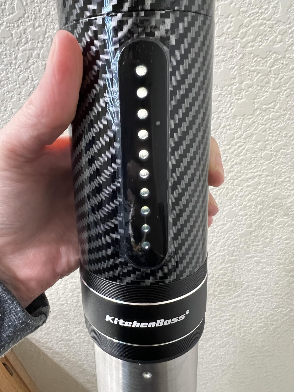 KitchenBoss Wifi Sous Vide Cooker: Ultra-quiet Sous Vide Machine Immersion Circulator APP Control, IPX7 Waterproof All-stainless Steel 1100W Sous Vide Precision Cooker Fast-Heating, Carbon Black Customer Review KitchenBoss Wifi Sous Vide Cooker: Ultra-quiet Sous Vide Machine Immersion Circulator APP Control, IPX7 Waterproof All-stainless Steel 1100W Sous Vide Precision Cooker Fast-Heating, Carbon Black - Customer Photo 2