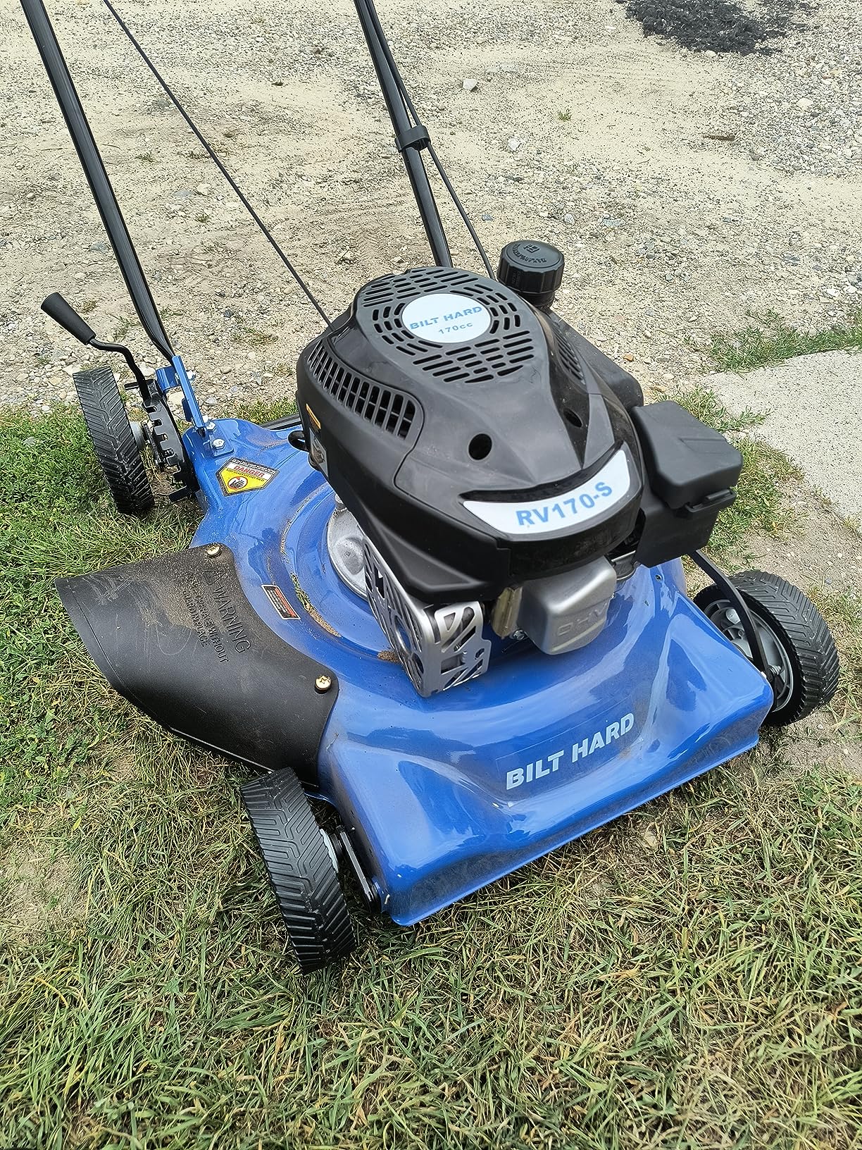 BILT HARD 21 Inch Self Propelled Lawn Mower, 3-in-1 Gas Lawnmower with 201cc 4-Cycle Engine, Bagging, Mulching and Side Discharge, Adjustable 8-Positions Cutting Height, Easy Start - Customer Photo 2