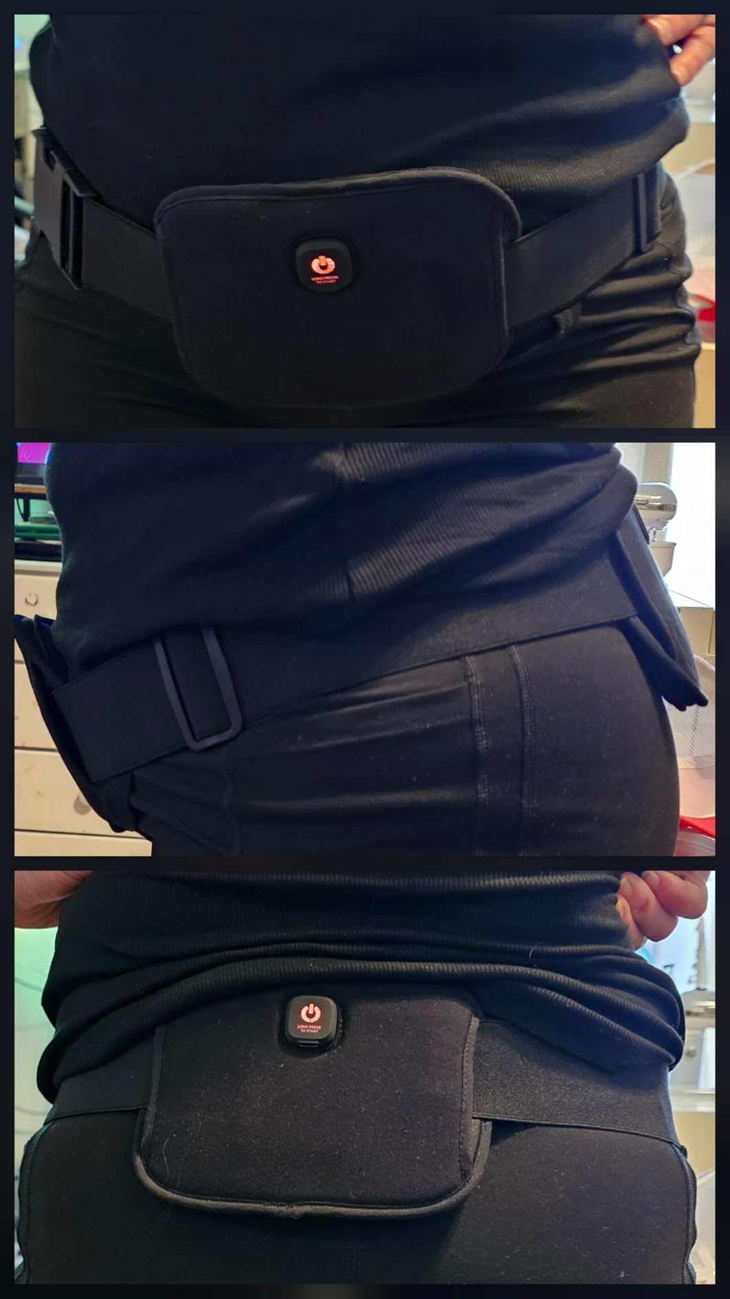 UNCN Cordless Heating Pad, Dual 3000mAh Rechargeable Battery | Long-Lasting Deep Heat for Period Cramps and Back Pain Relief | Versatile Portable Heat Therapy Pad Customer Review UNCN Cordless Heating Pad, Dual 3000mAh Rechargeable Battery | Long-Lasting Deep Heat for Period Cramps and Back Pain Relief | Versatile Portable Heat Therapy Pad - Customer Photo 1