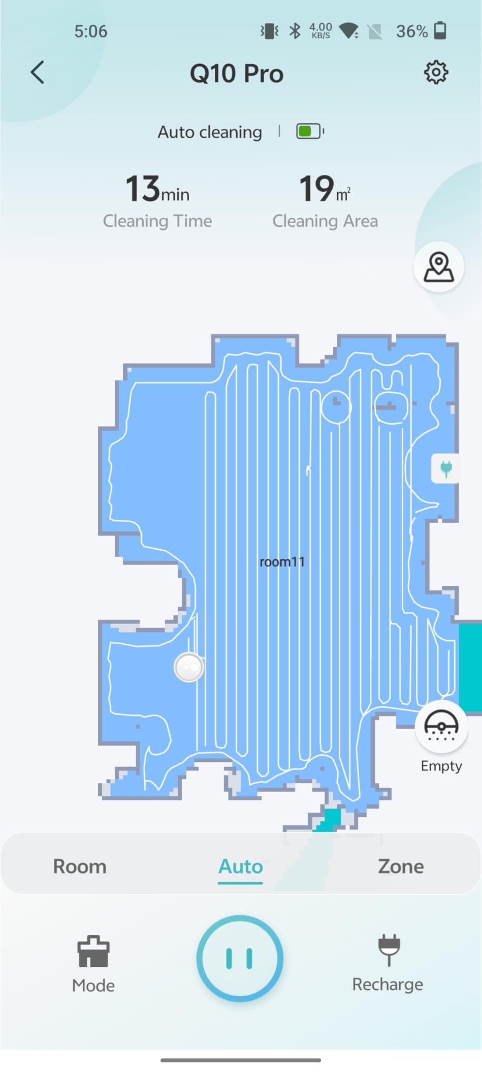 Robot Vacuum and Mop, Self-Emptying Robot Vacuum Cleaner with 6000Pa Suction, Laser Navigator with Smart Mapping Robotic Vacuums, 150Mins Runtime,Schedule,App Alexa Control for Carpet/Pet Hair,Q10 Pro customer photo 1