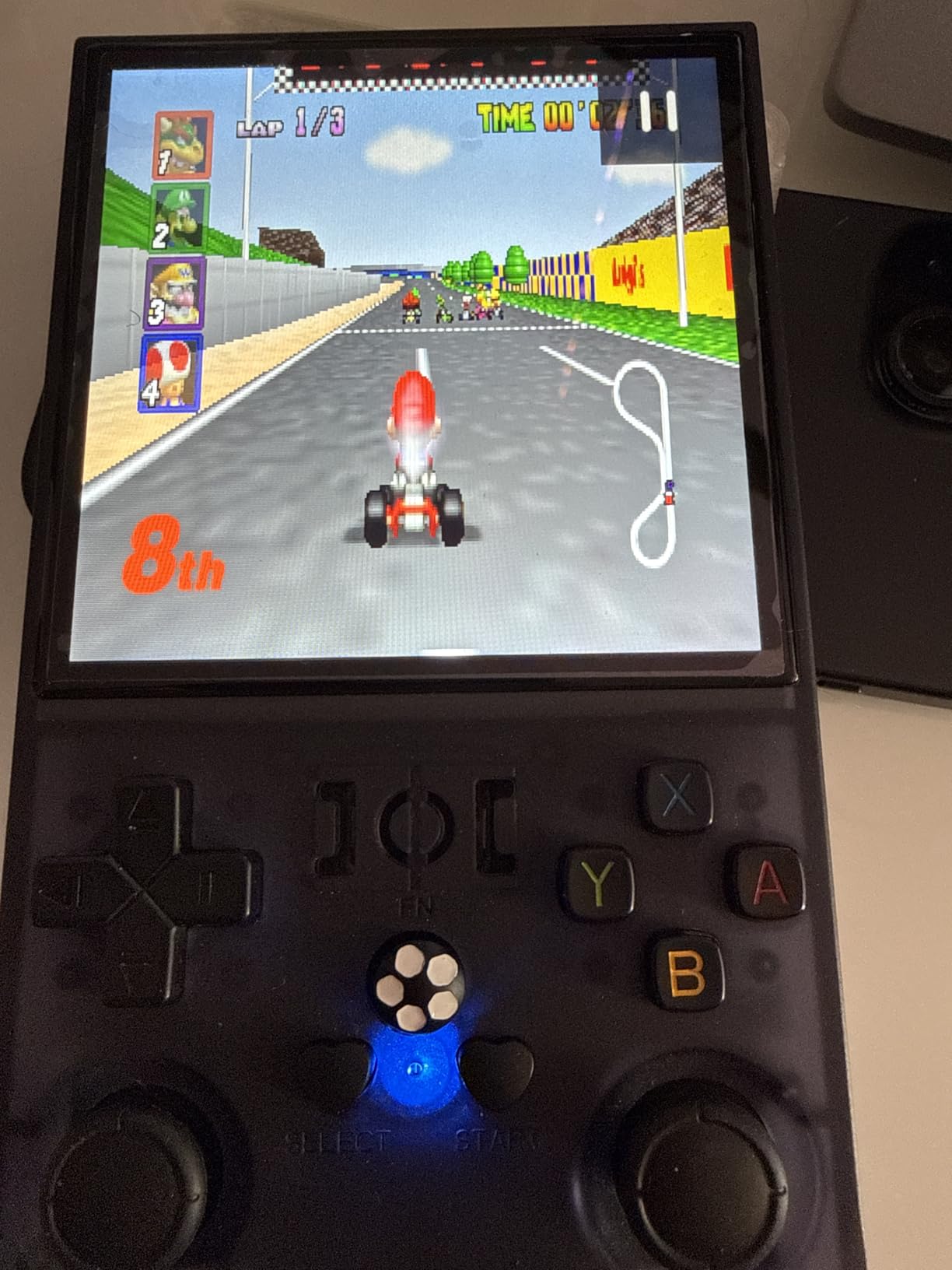 R36MAX Retro Handheld Game Console, 4.0 Inch IPS HD Screen Retro Gaming Console, Linux System, 30+ Emulator Games Retro Game Console, 4000mAh Battery, Built-in 64G TF Card, Black customer photo 1