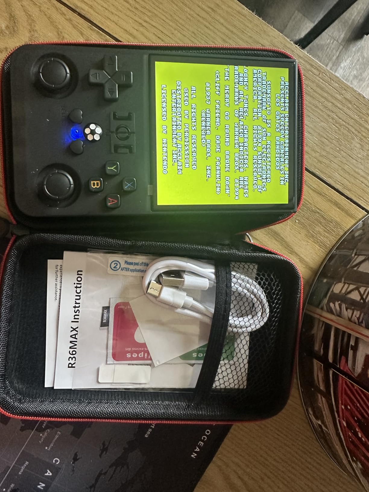 R36MAX Retro Handheld Game Console, 4.0 inch Retro Gaming Console with 64GB Memory, Video Game Consoles with 4000mAh Battery and 30+ Emulators, Ink Black customer photo 2