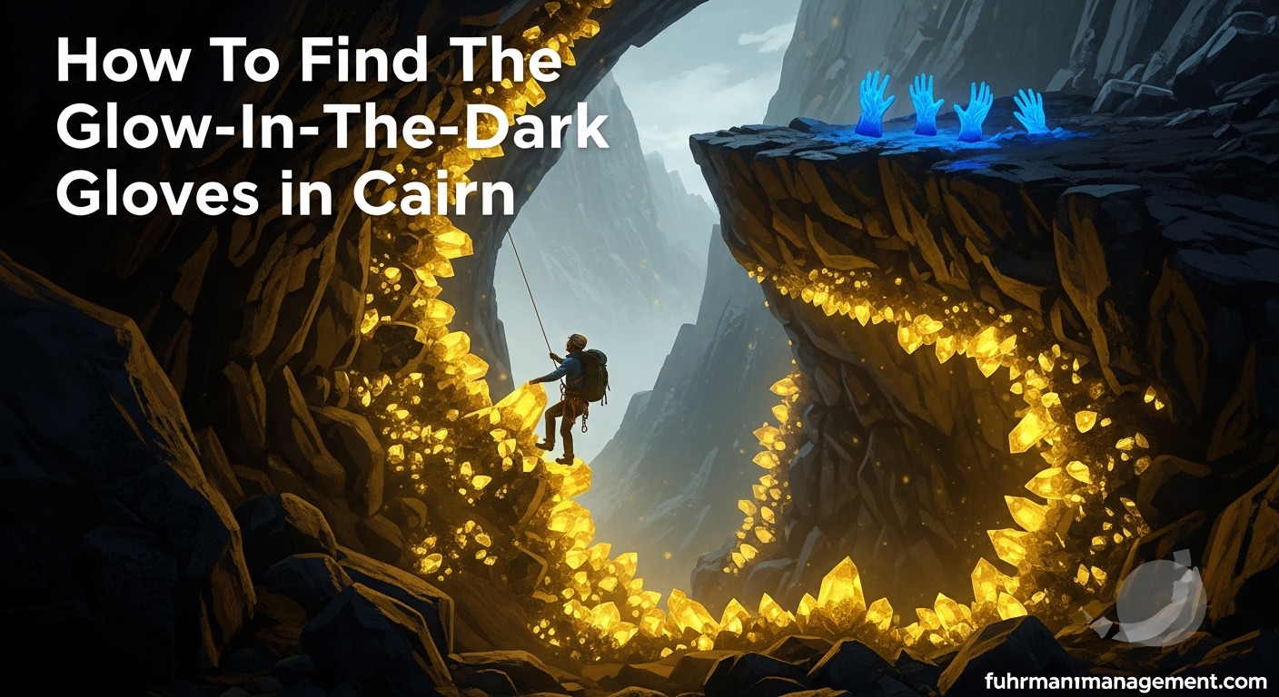 Find The Glow In The Dark Gloves In Cairn
