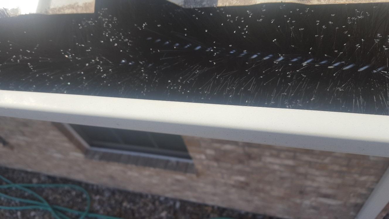 GutterBrush Gutter Guard for 5 Inch Gutters - 30 Ft Pack | Stops Clogs | Fill the Whole Gutter for Optimal Protection | Easy DIY | Made in USA customer photo 2