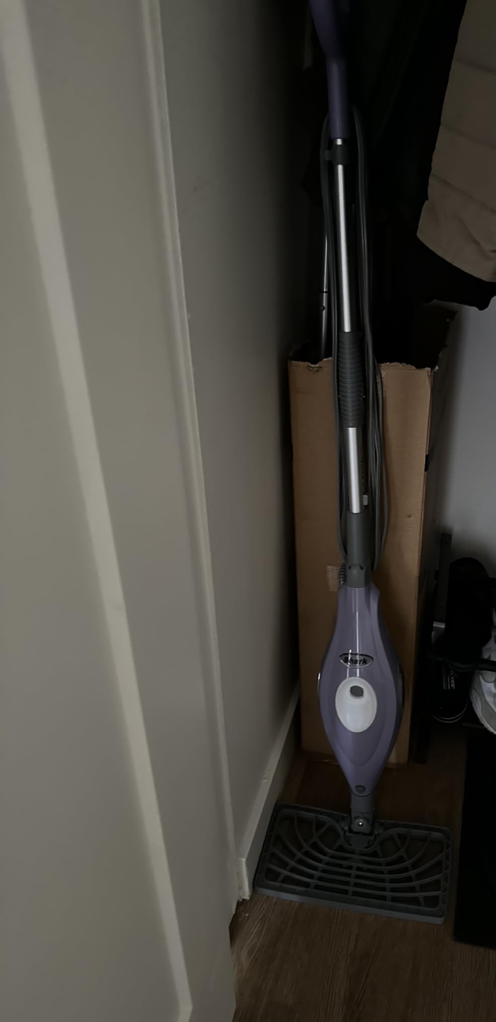 Shark Steam Pocket Mop with 2 Washable Double-sided Pads, Steam Sanitization, Swivel Steering, Lightweight, Steam Cleaner for Sealed Hard Floors, Hardwood, Marble, Tile, S3501 customer photo 1