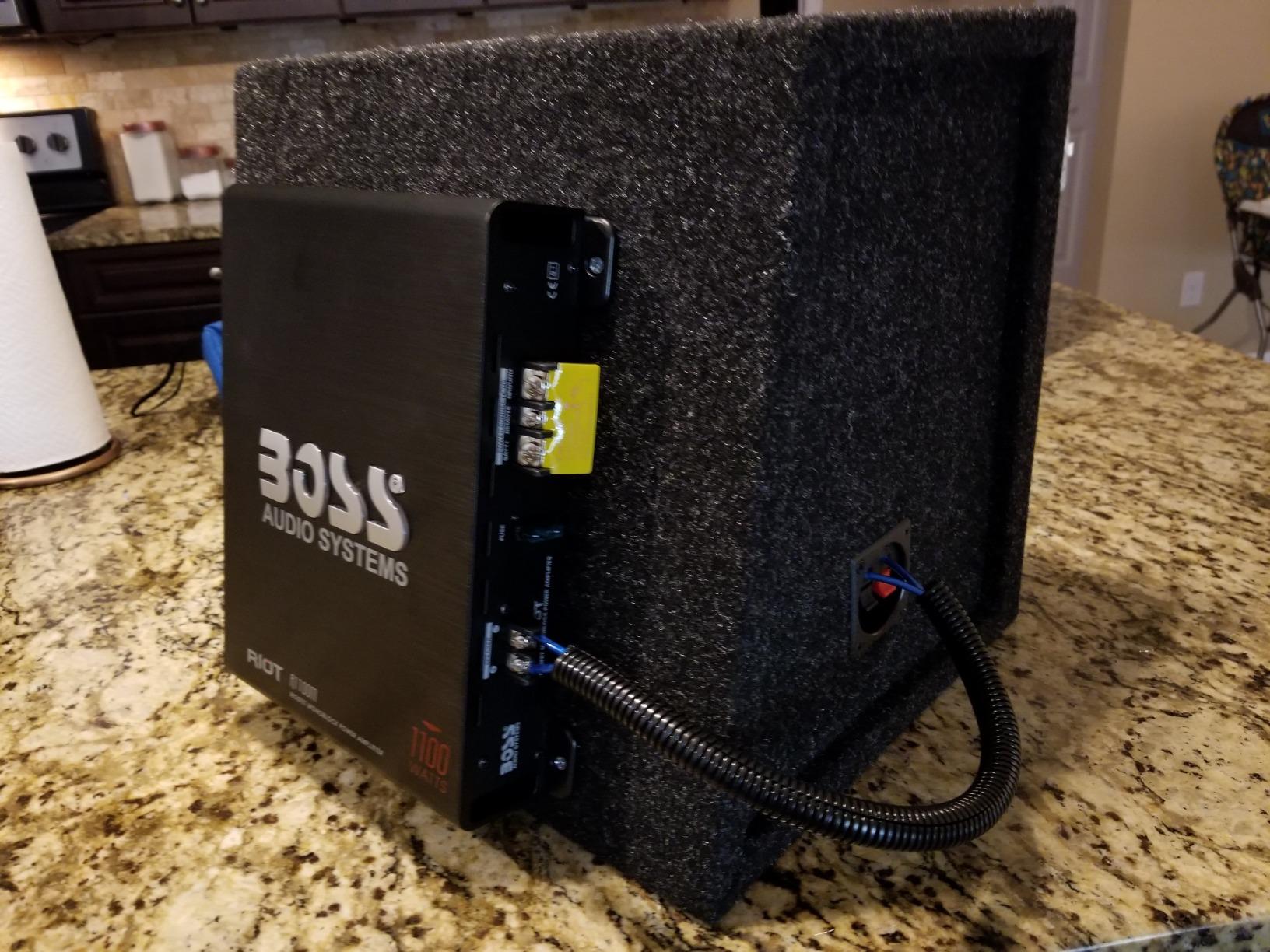 BOSS Audio Systems R1100M Monoblock Car Amplifier - 1100 High Output, 2-8 Ohm Stable, Low/High Level Inputs, Low Pass Crossover, MOSFET Power Supply customer photo 2