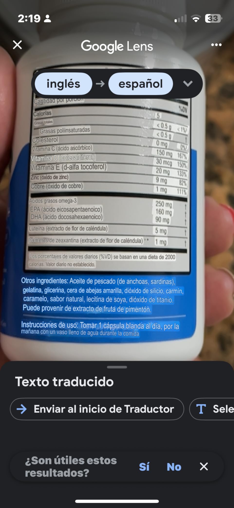 Ocuvite Eye Health, Lutein & Zeaxanthin Supplement, Eye Vitamin with Antioxidant Vitamin D, Vitamin C, E & Omega-3, Helps Protect Eye Health, 30 Softgels customer photo 2