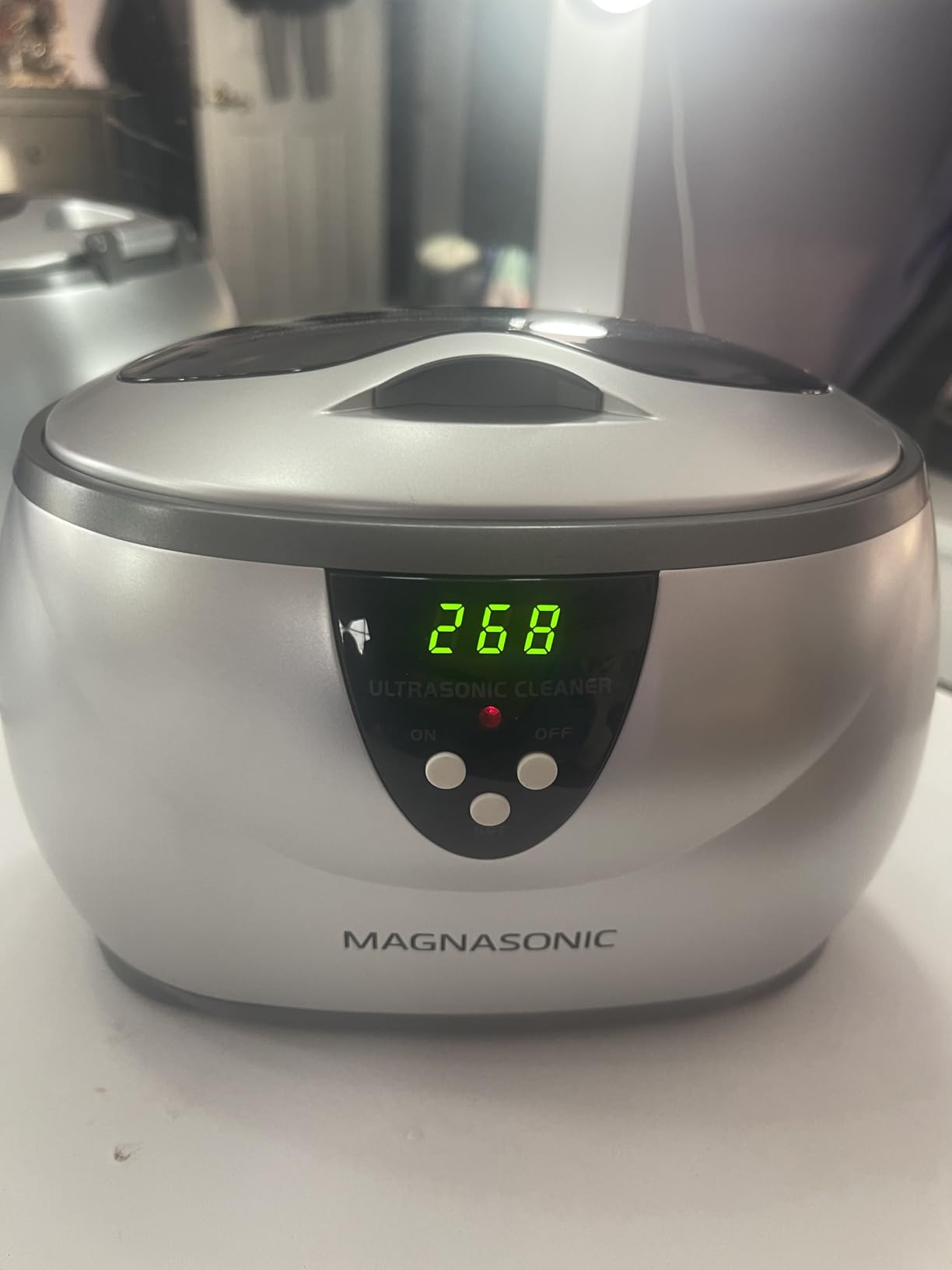 Magnasonic Ultrasonic Cleaner - 20oz Stainless Steel Tank, Digital Timer, 5 Cleaning Modes customer photo 2