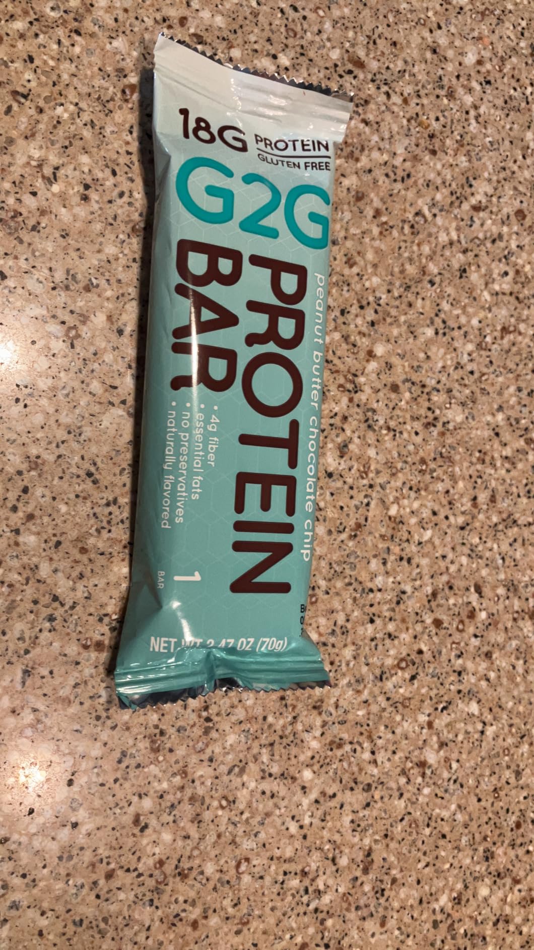 G2G Protein Bar, Peanut Butter Chocolate Chip, Real Food, Refrigerated for Freshness, Gluten-Free, 8 Count customer photo 2