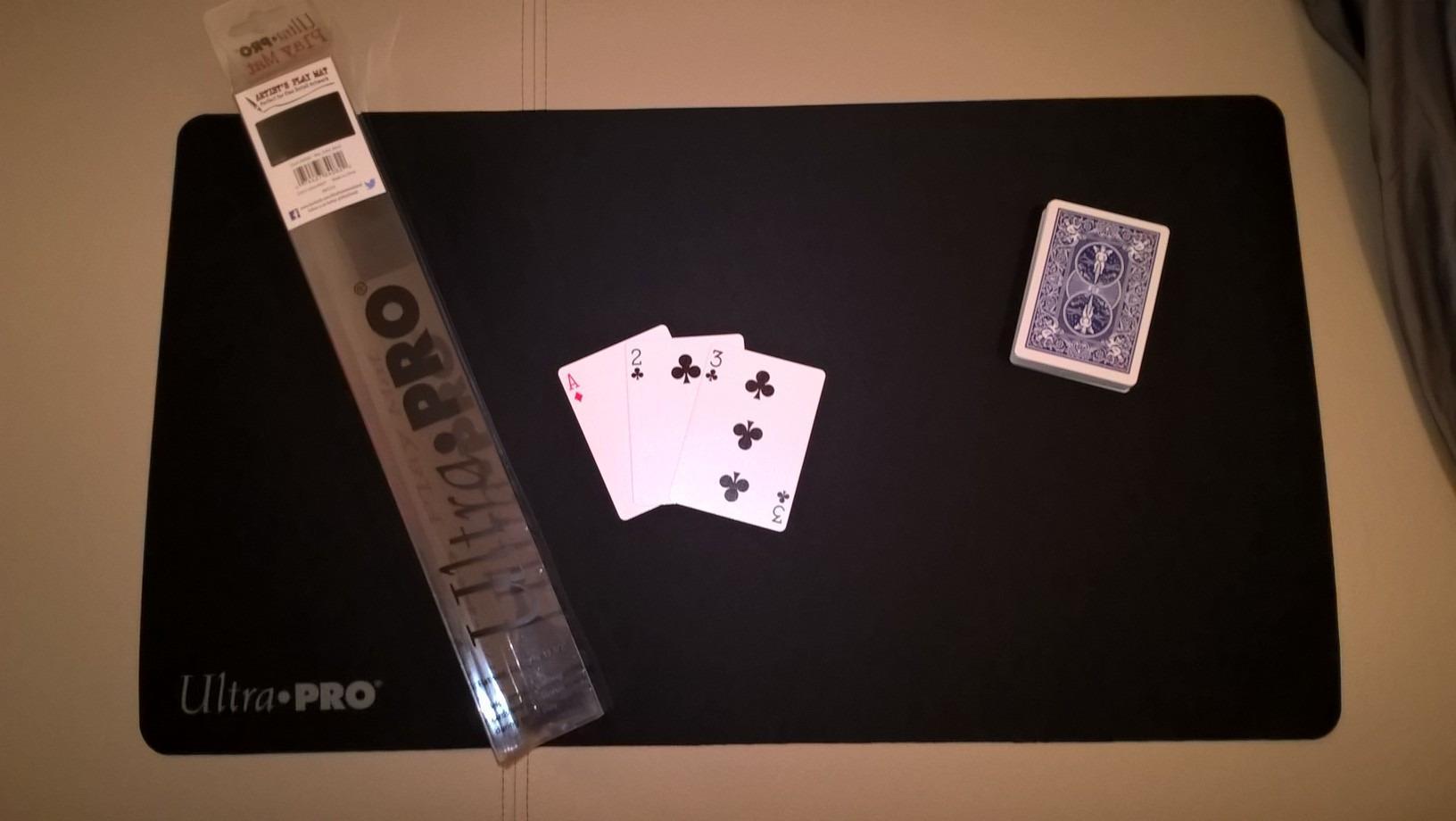Ultra PRO Playmat for Card Games and Workstations, Solid Black customer photo 2
