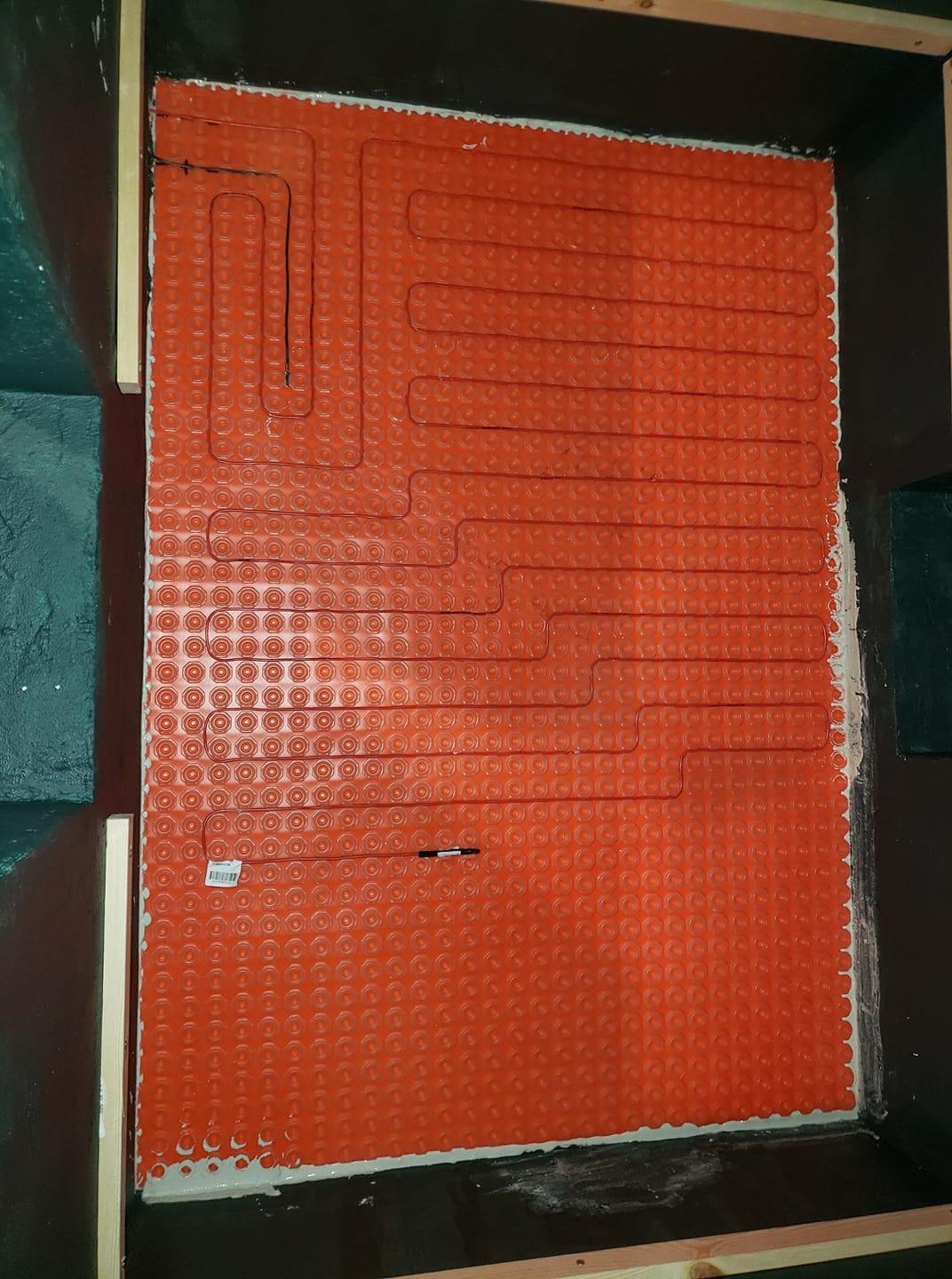 Electric Floor Heating System for Tile 25 sqft 120V 2.5Amps 300Watts-Heated Flooring System for Bathroom Floor Heating Kit Underfloor Comfort Heat 7Day/4Event Programmable GFCI Thermostat by Heatwave customer photo 2