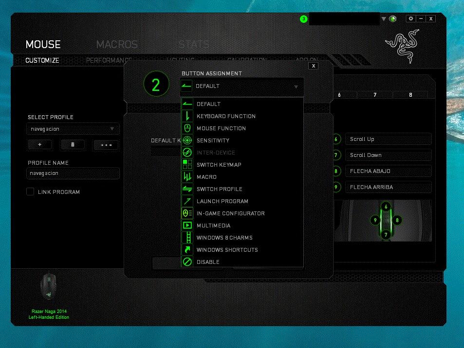 Razer Naga Left-Handed - Ergonomic MMO Gaming Mouse with 12 Programmable Thumb Buttons - 8,200 Adjustible DPI customer photo 1