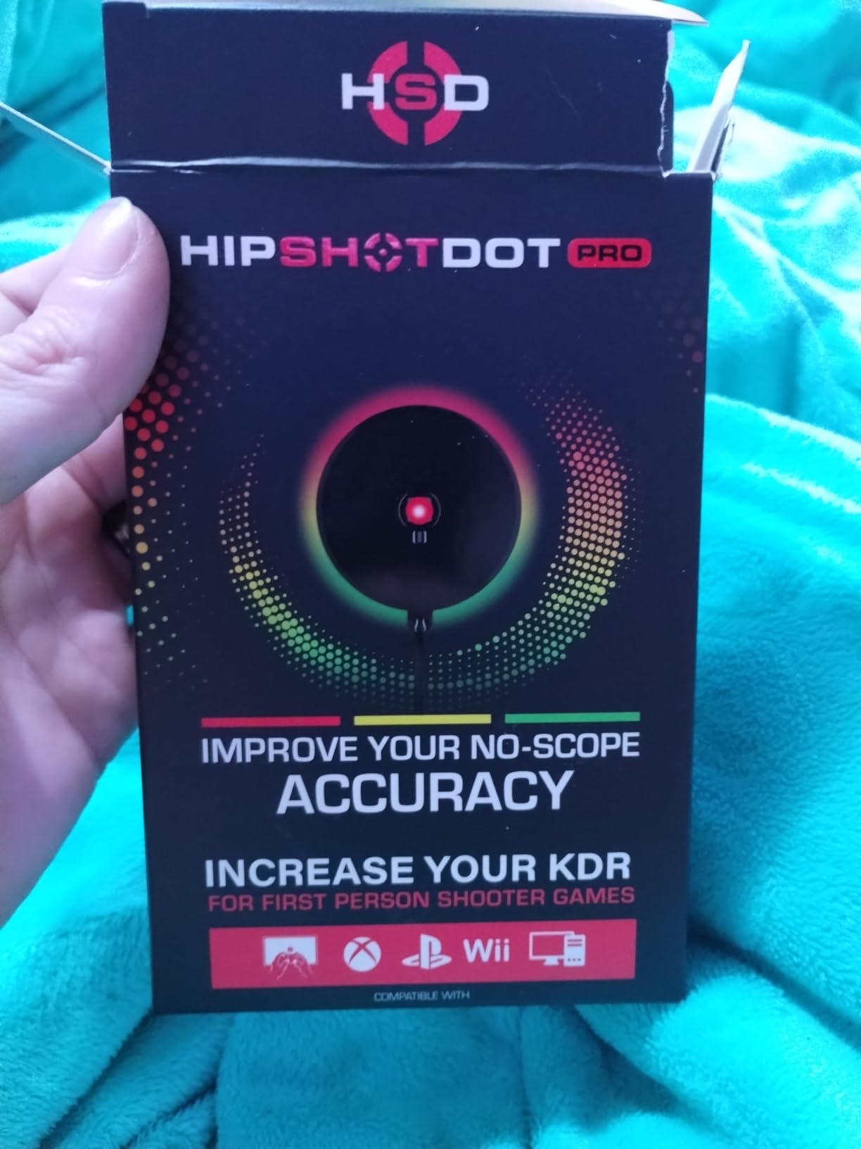 Hipshotdot PRO Color and Brightness Control Dot LED Aim Assist Mod for Gaming TV Compatible with Xbox, PlayStation, Nintendo and PC - Works with All Shooter Video Games and FPS or TPS customer photo 2